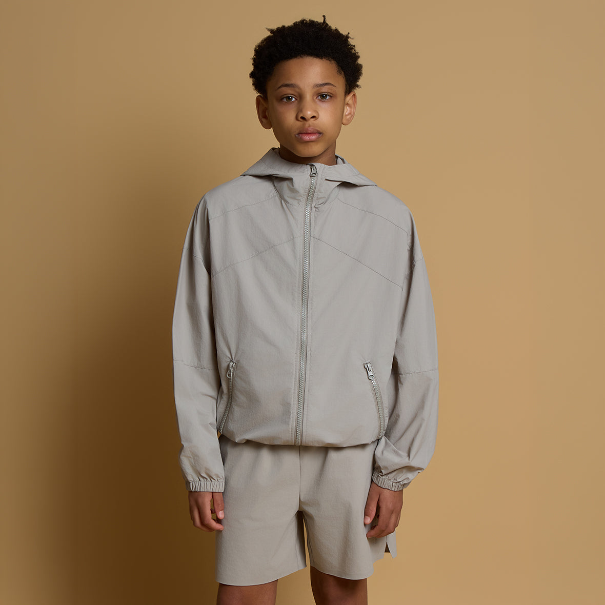 Elevated Windbreaker | Stone