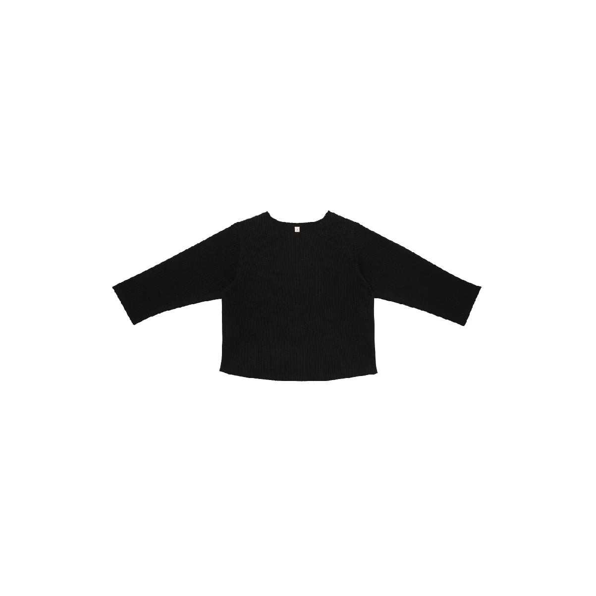 Rib Sweatshirt Set- Black