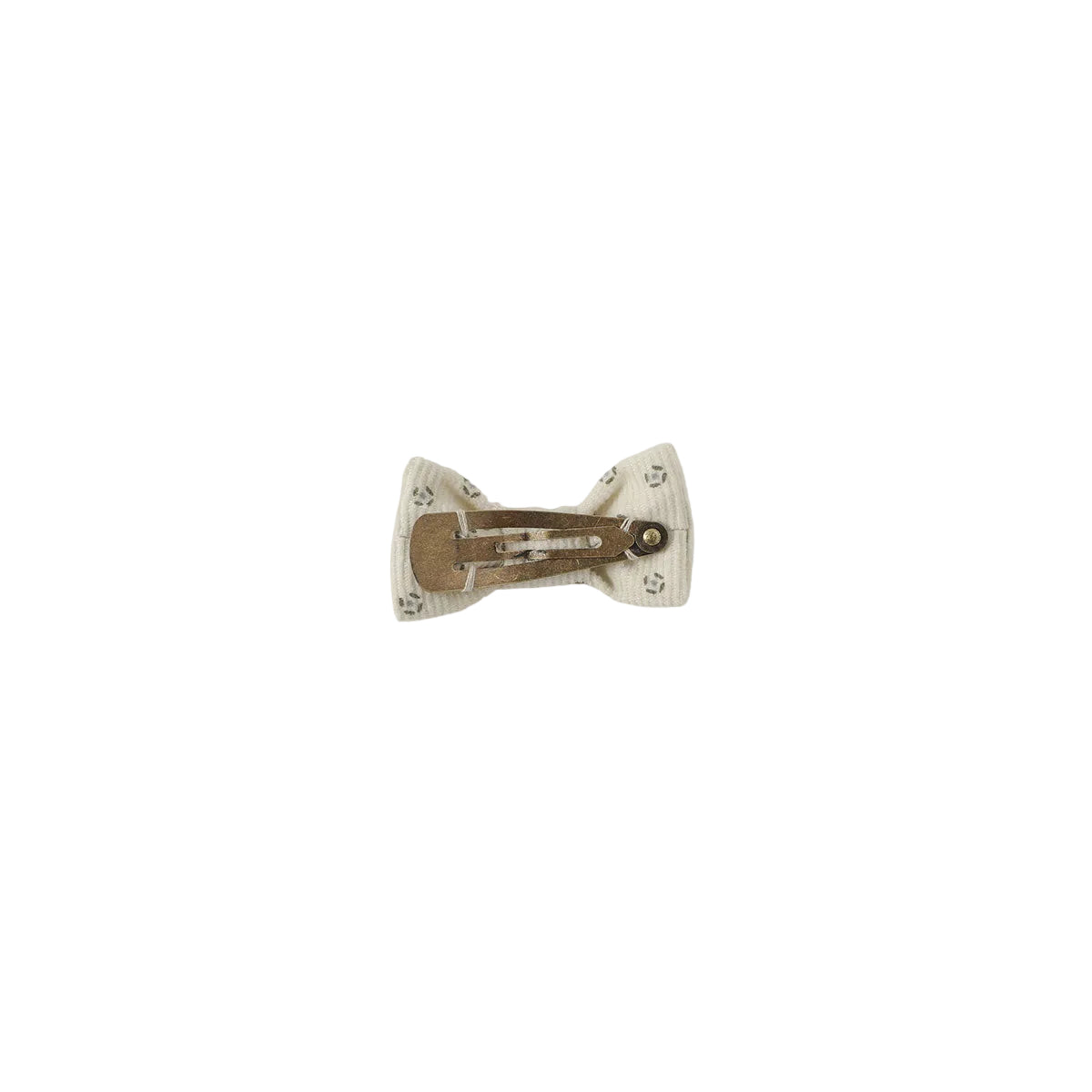 Yuki Dot Corduroy Petite Hair Clip Set | Blue