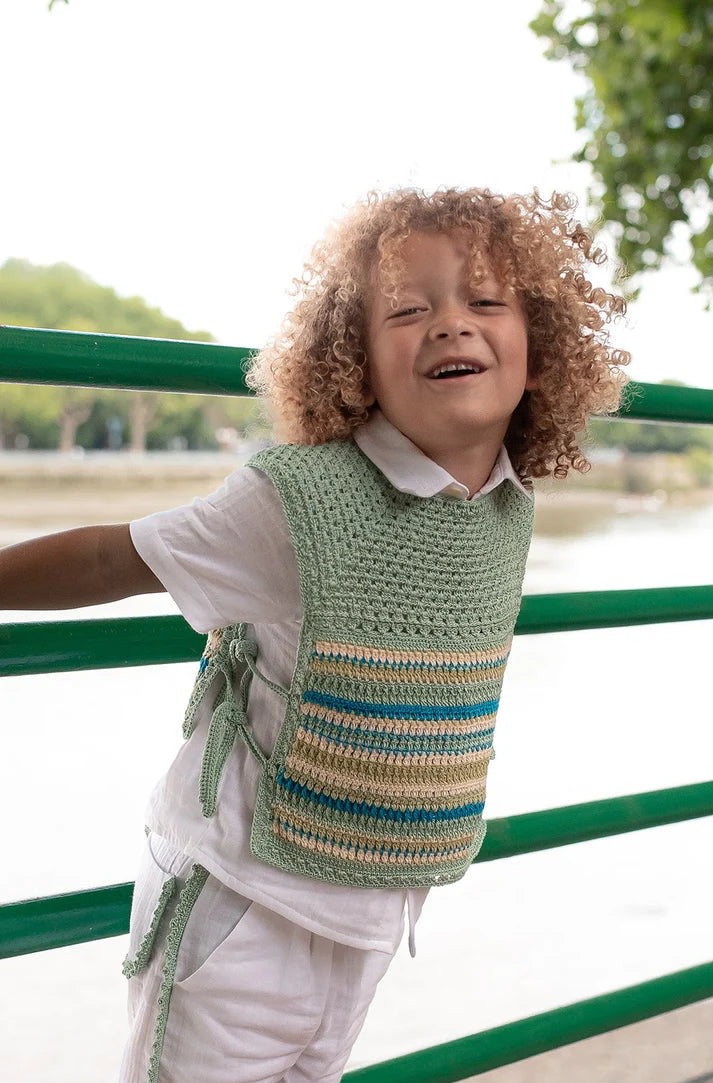 Vest Rowan | Pastel Sea
