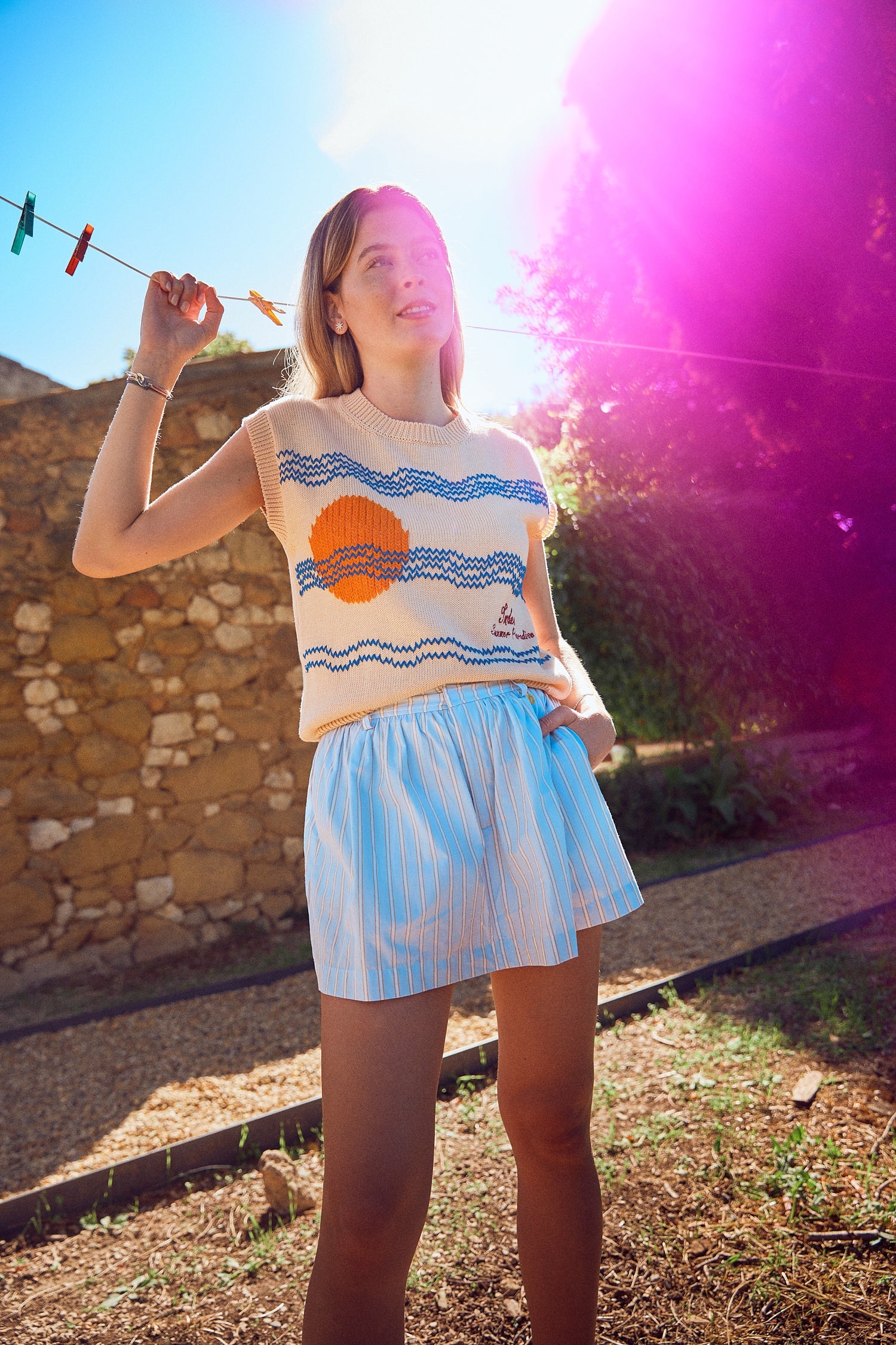 Vincennes Skort | Sky Blue