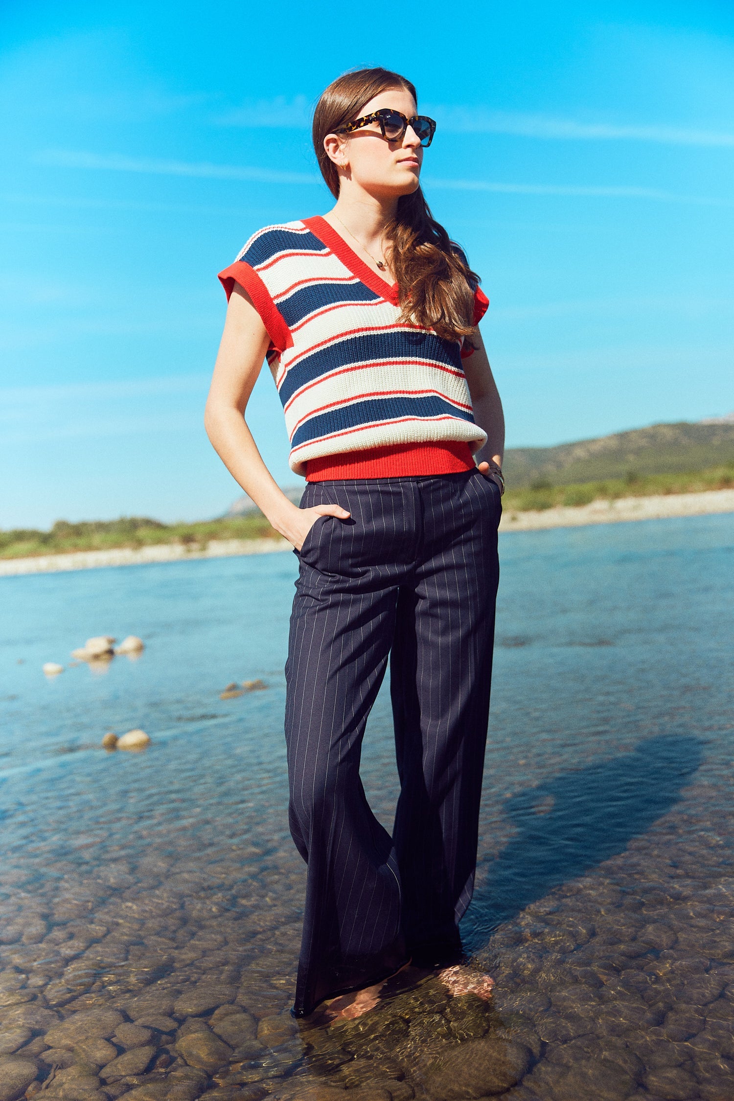 Viareggio Trousers | Navy