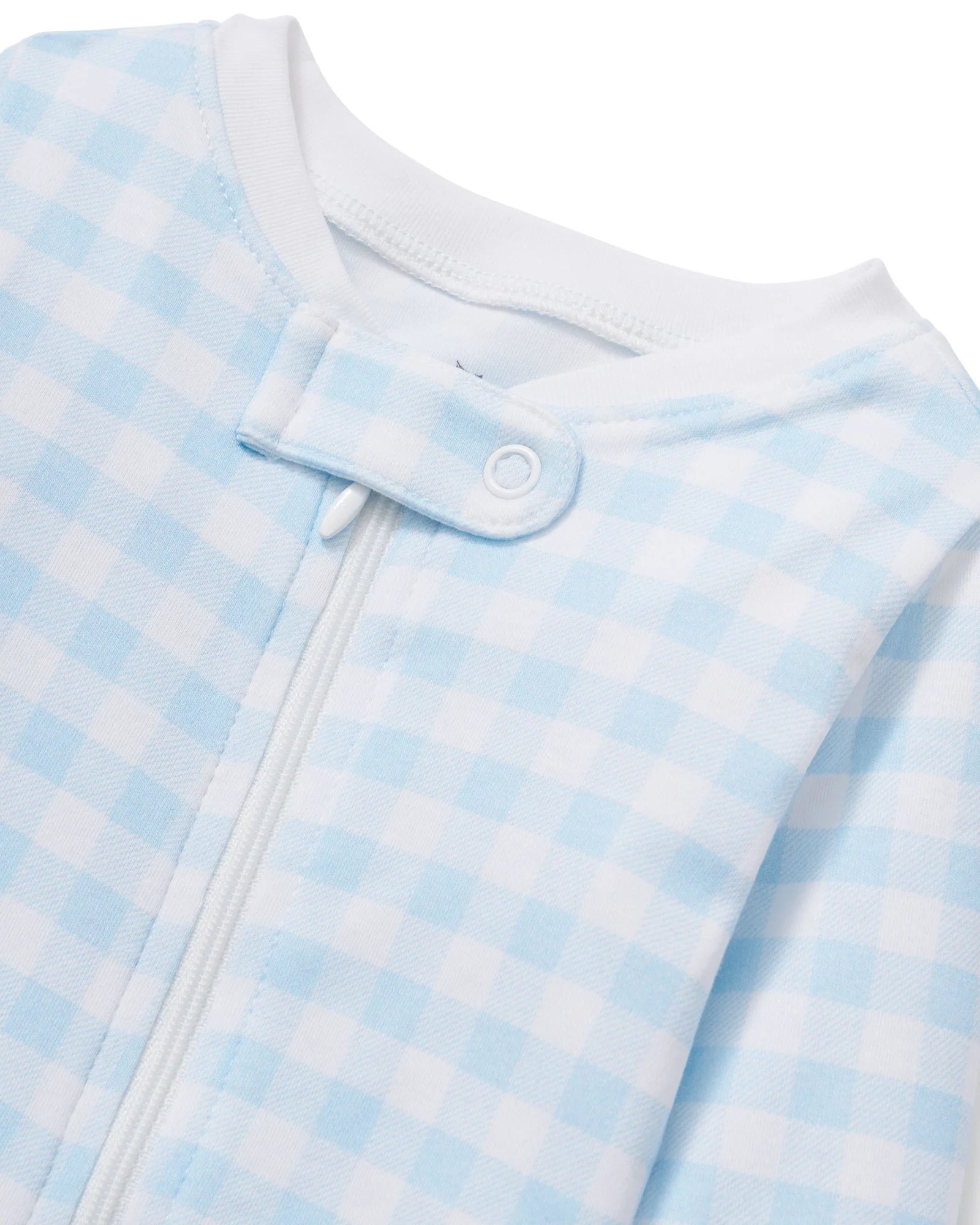 Pima Romper | Blue Gingham