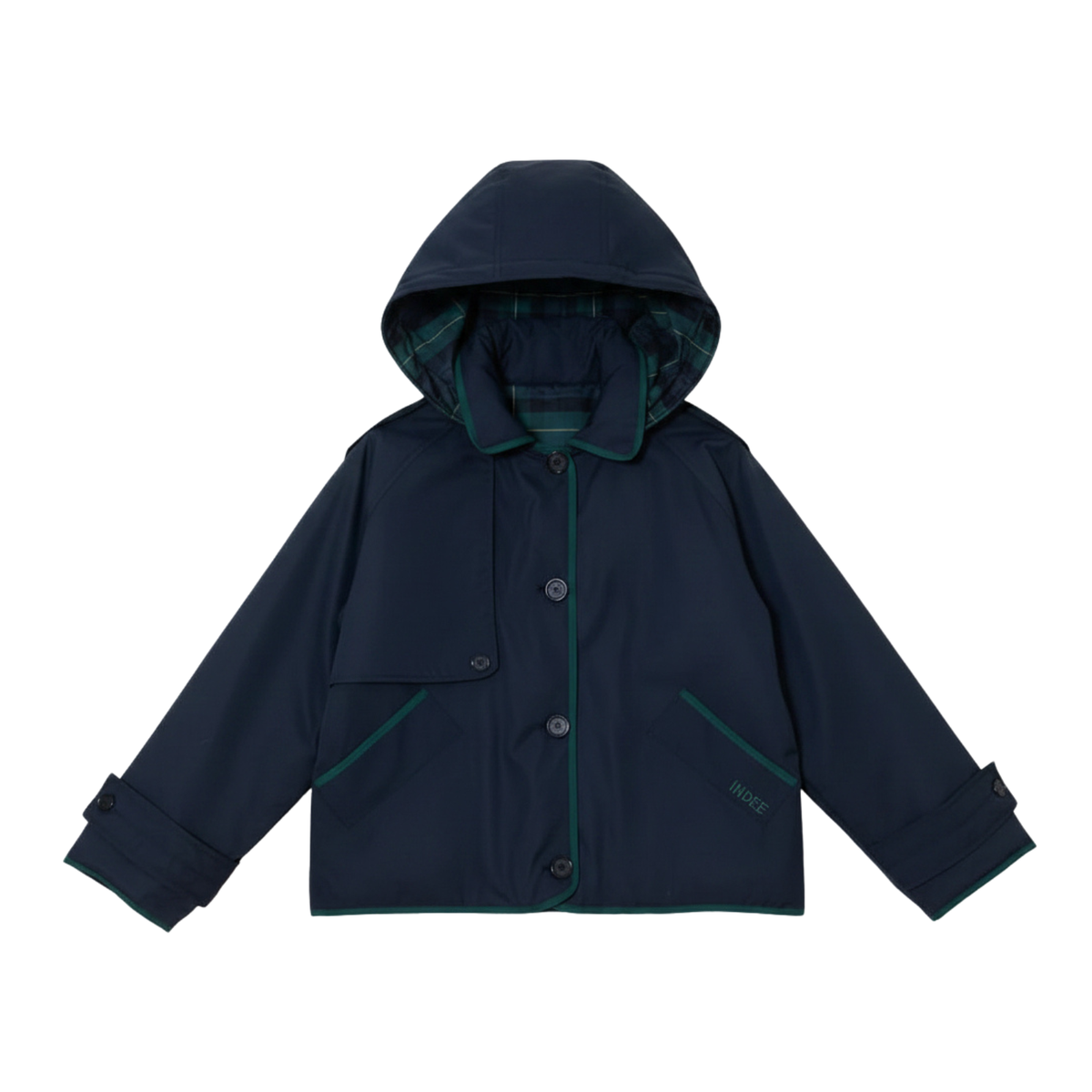 Windy Reversible Puffer Jacket | Navy