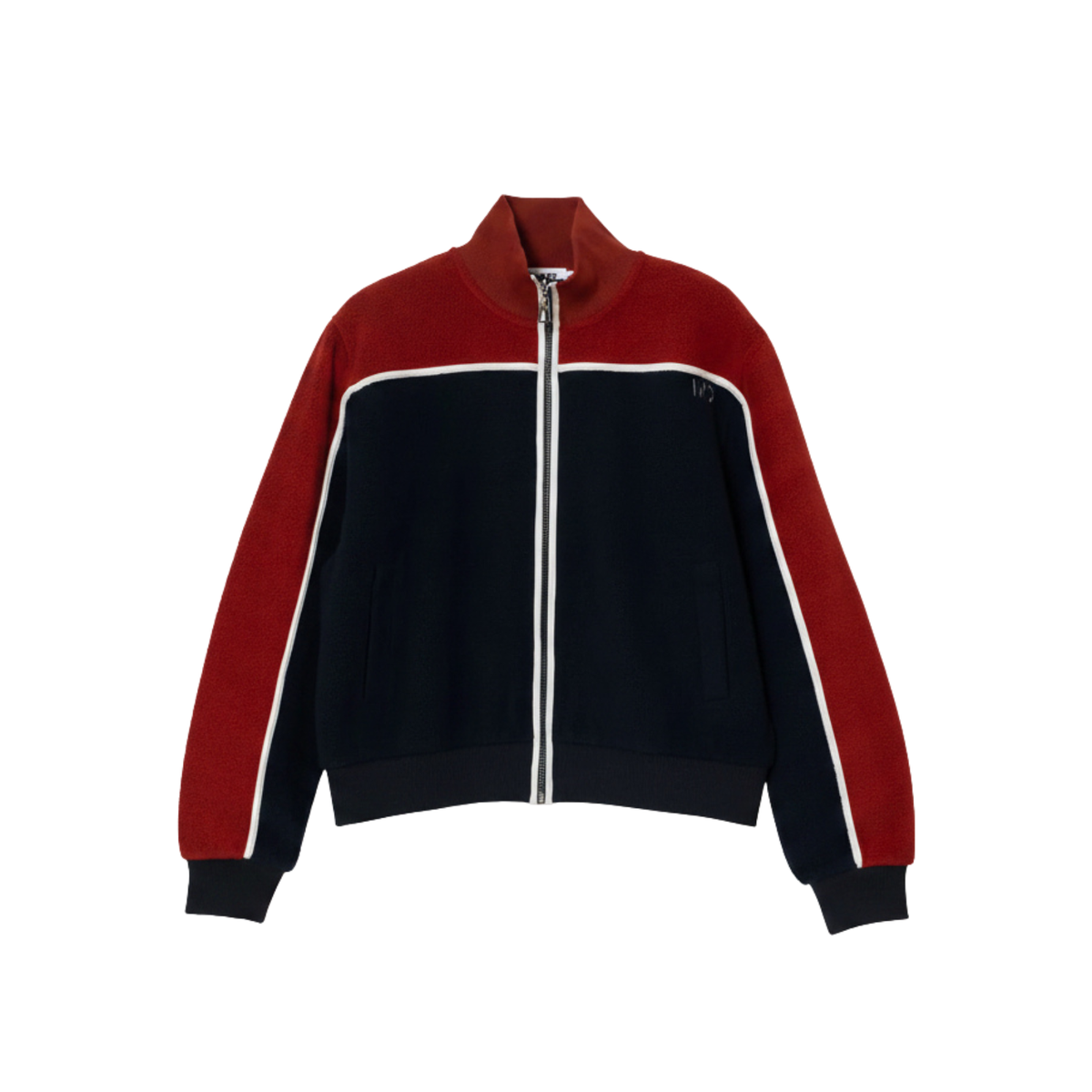 Waffle Fleece Jacket | Navy