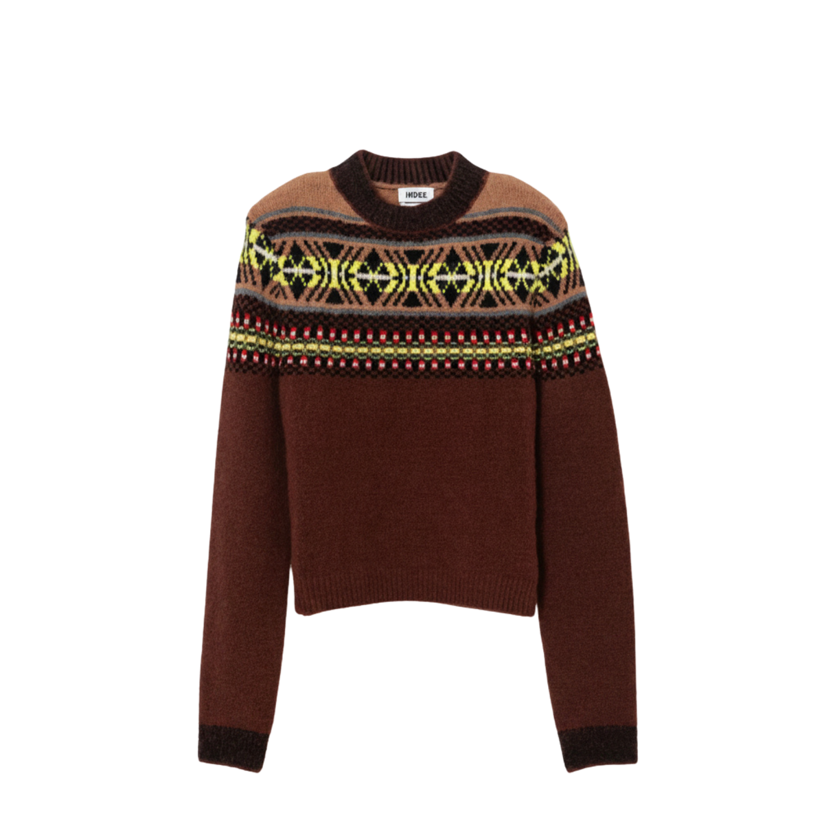 Western Knit Sweater | Coffee