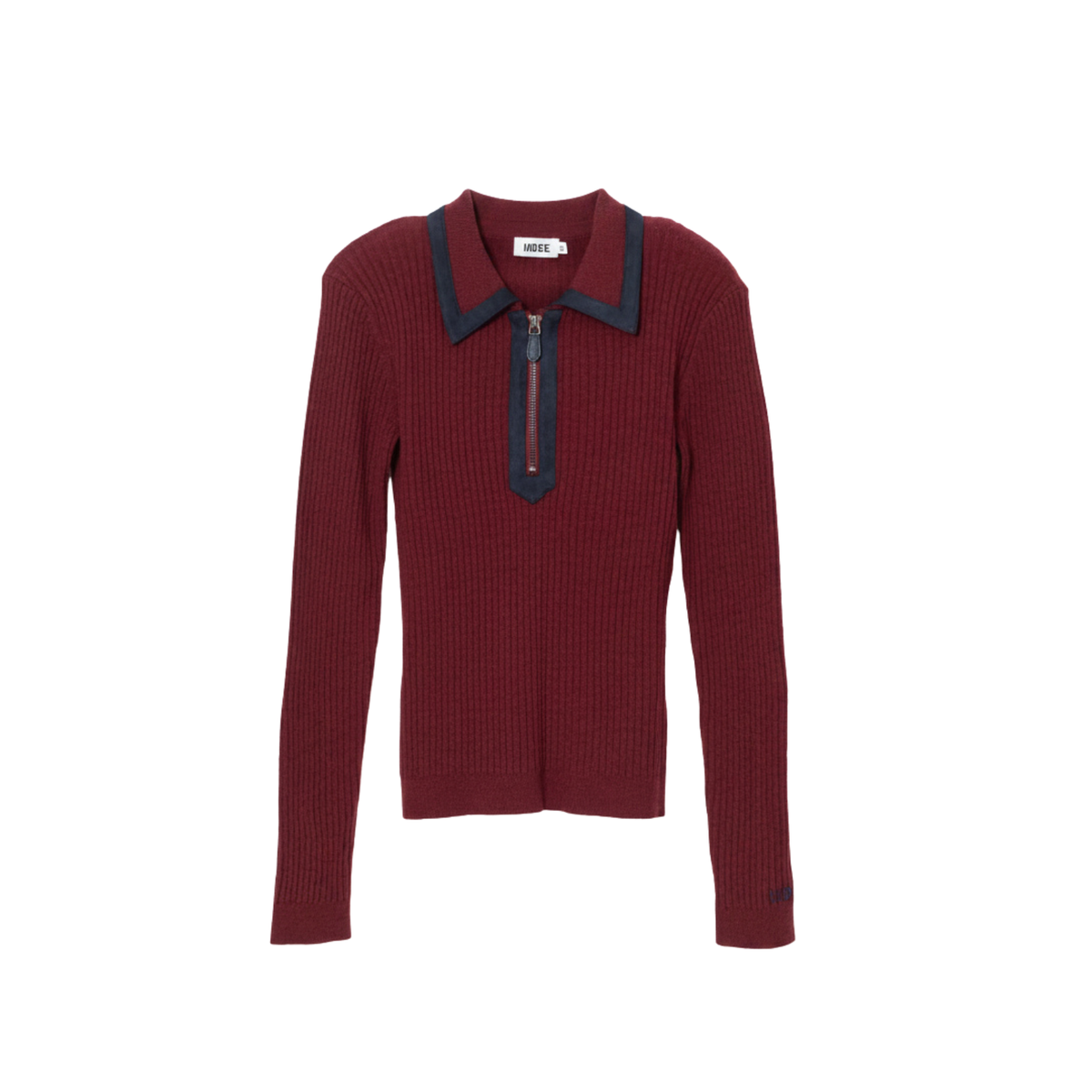 Wingfoil Polo Knit Sweater | Merlot Red