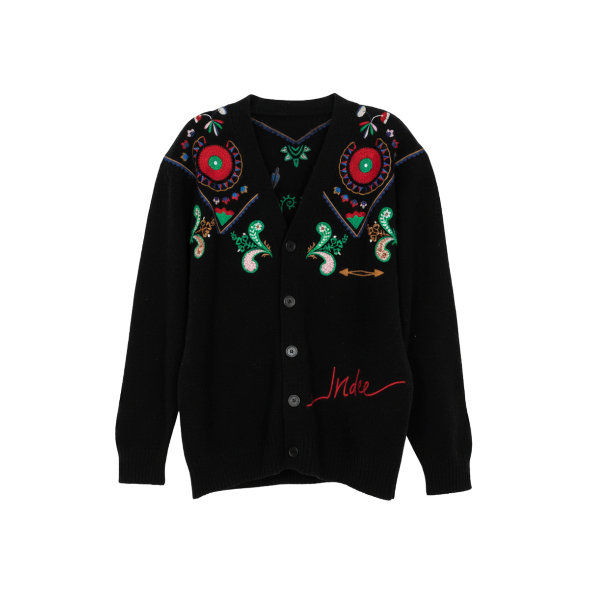 Waffa Knit Cardigan | Black