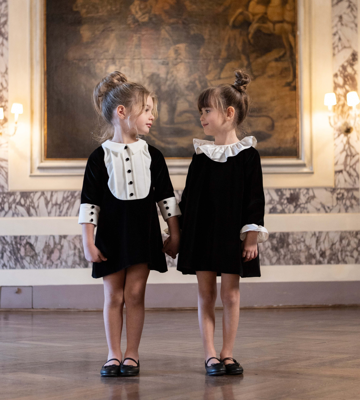 Corallo Velvet Dress | Black