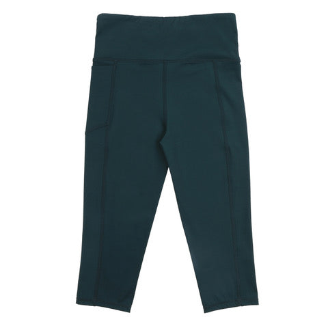 3/4 Leggings- Forest Green