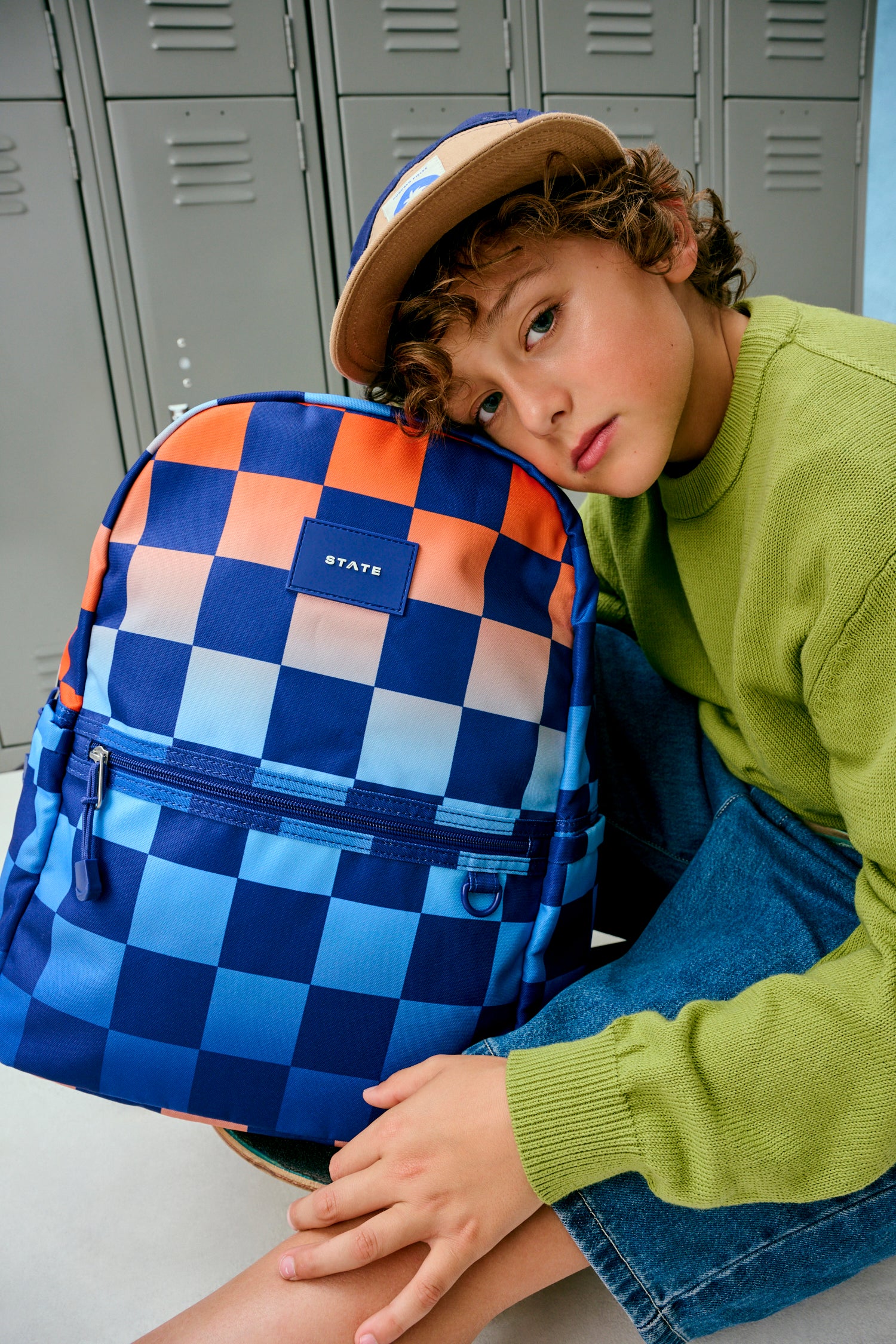 Kane Backpack | Gradient Checkerboard