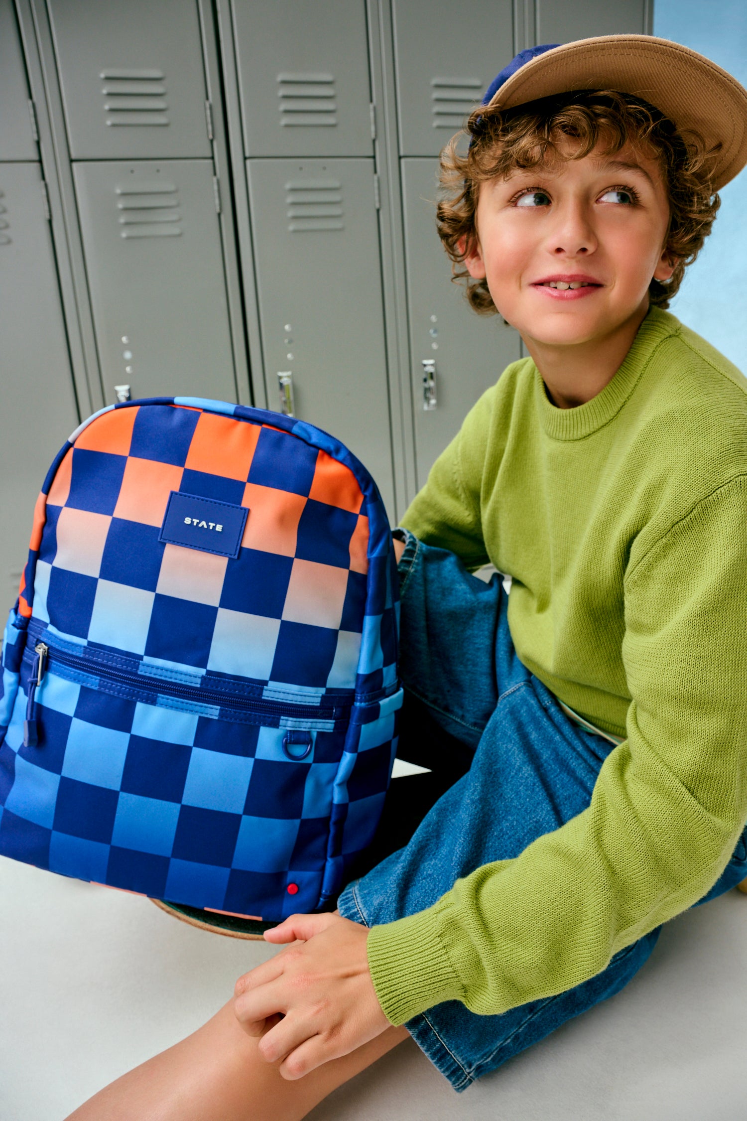Kane Backpack | Gradient Checkerboard