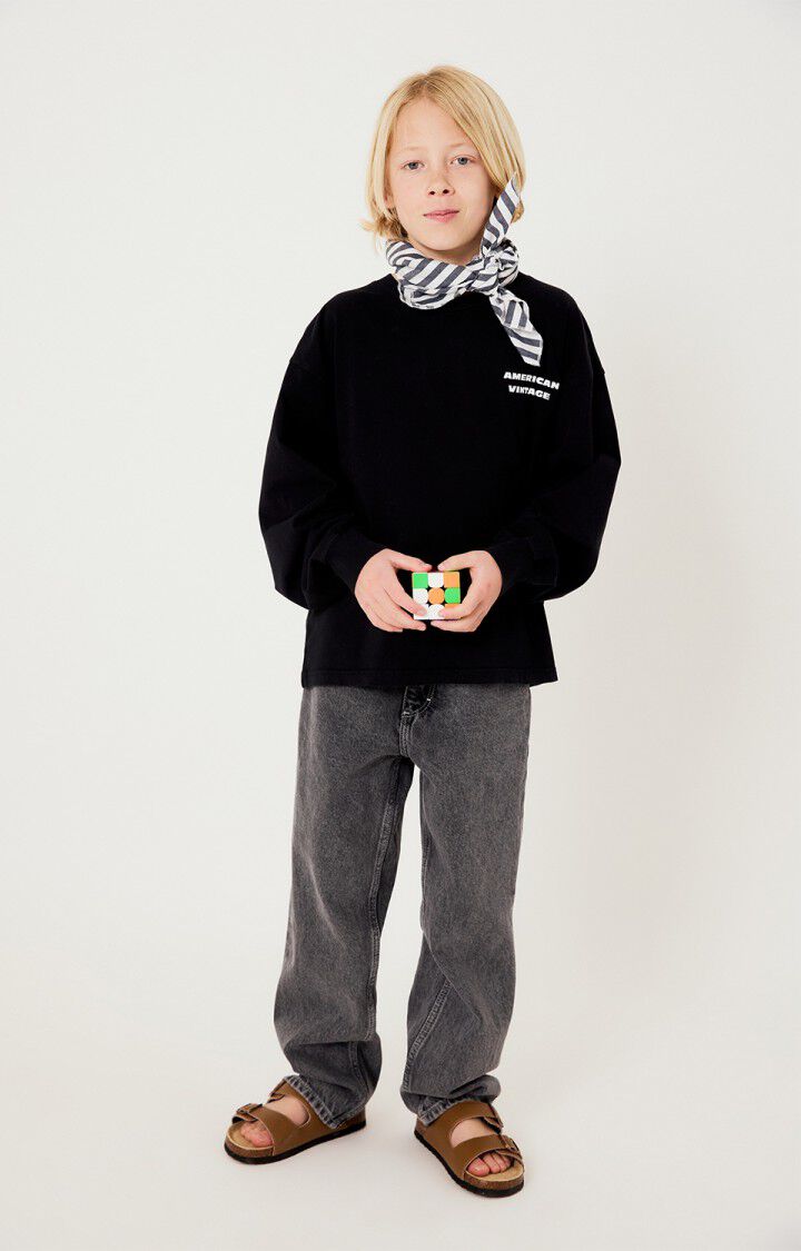 Fizvalley Long Sleeve T-Shirt | Black