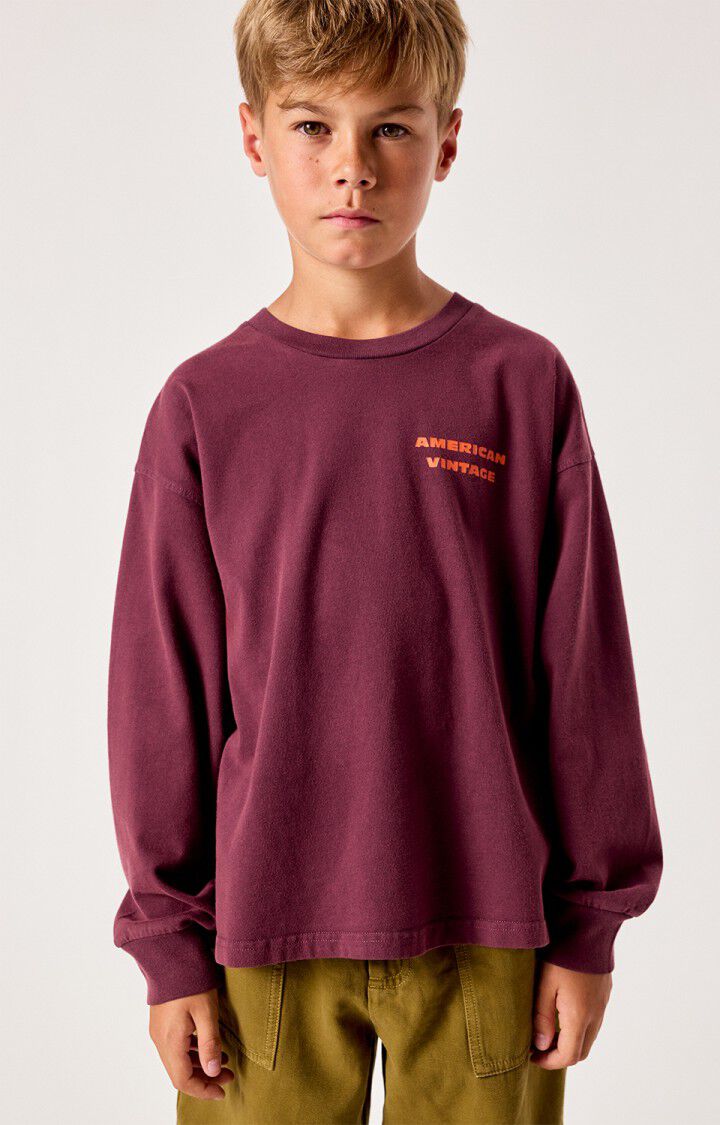 Fizvalley Long Sleeve T-Shirt | Vintage Eggplant