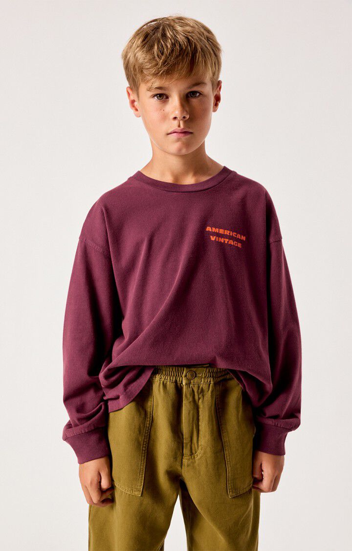 Fizvalley Long Sleeve T-Shirt | Vintage Eggplant