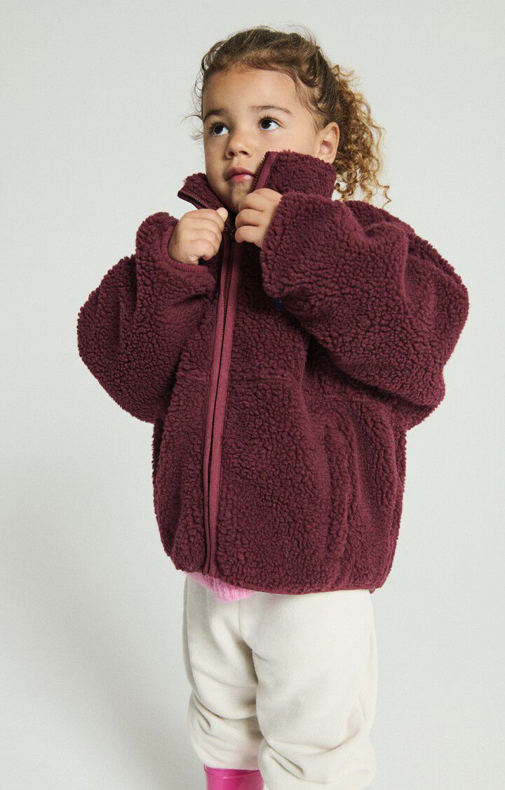 Hoktown Sherpa Jacket | Burgundy Melange