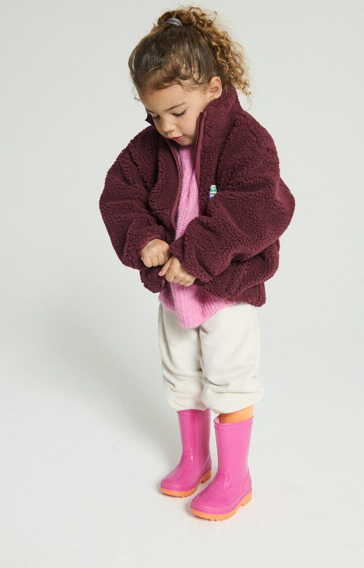 Hoktown Sherpa Jacket | Burgundy Melange