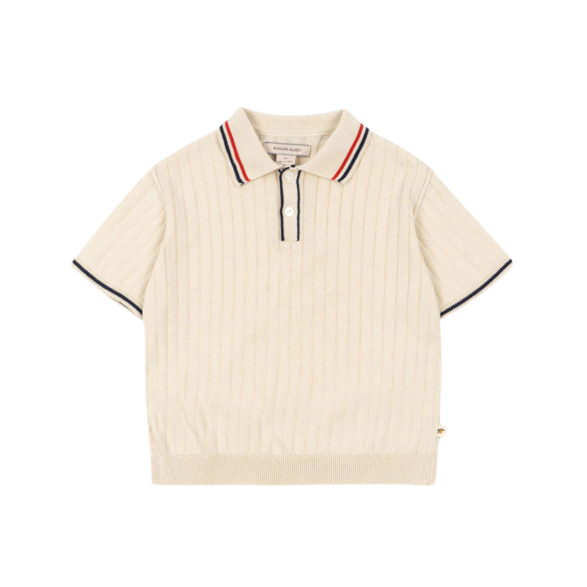 Mio Knit Polo | Almond Milk