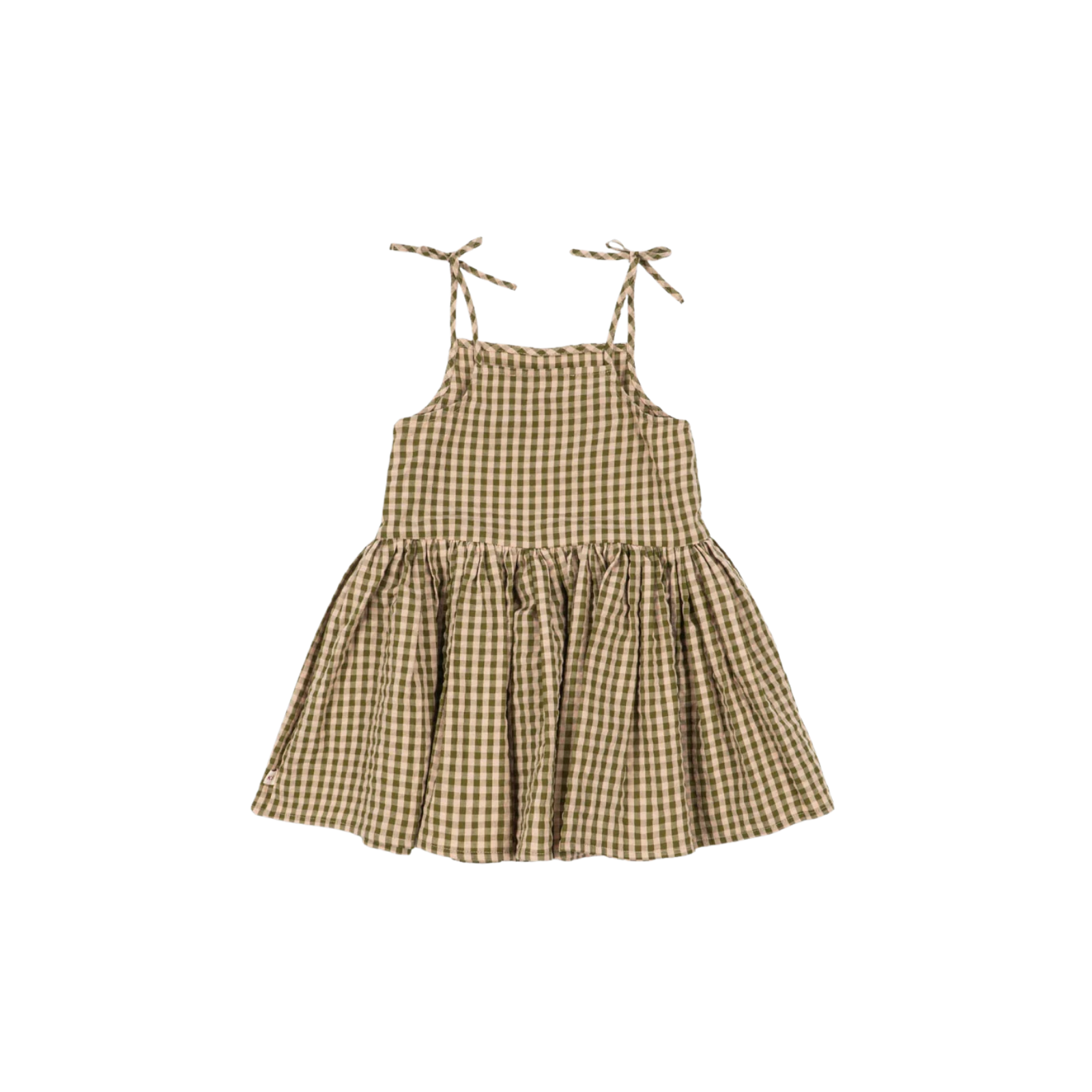 Kim Isotta Dress | Avocado Check