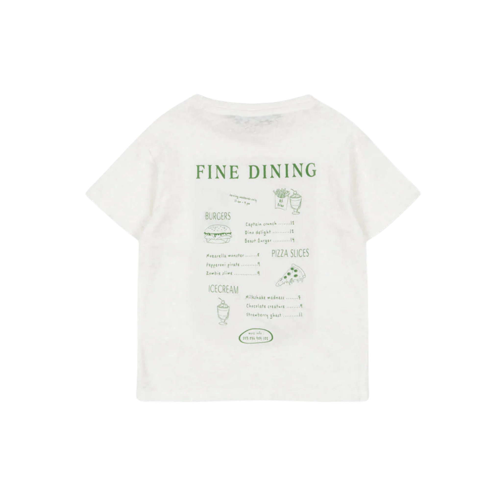 Era Tee Off White | Fine Dining