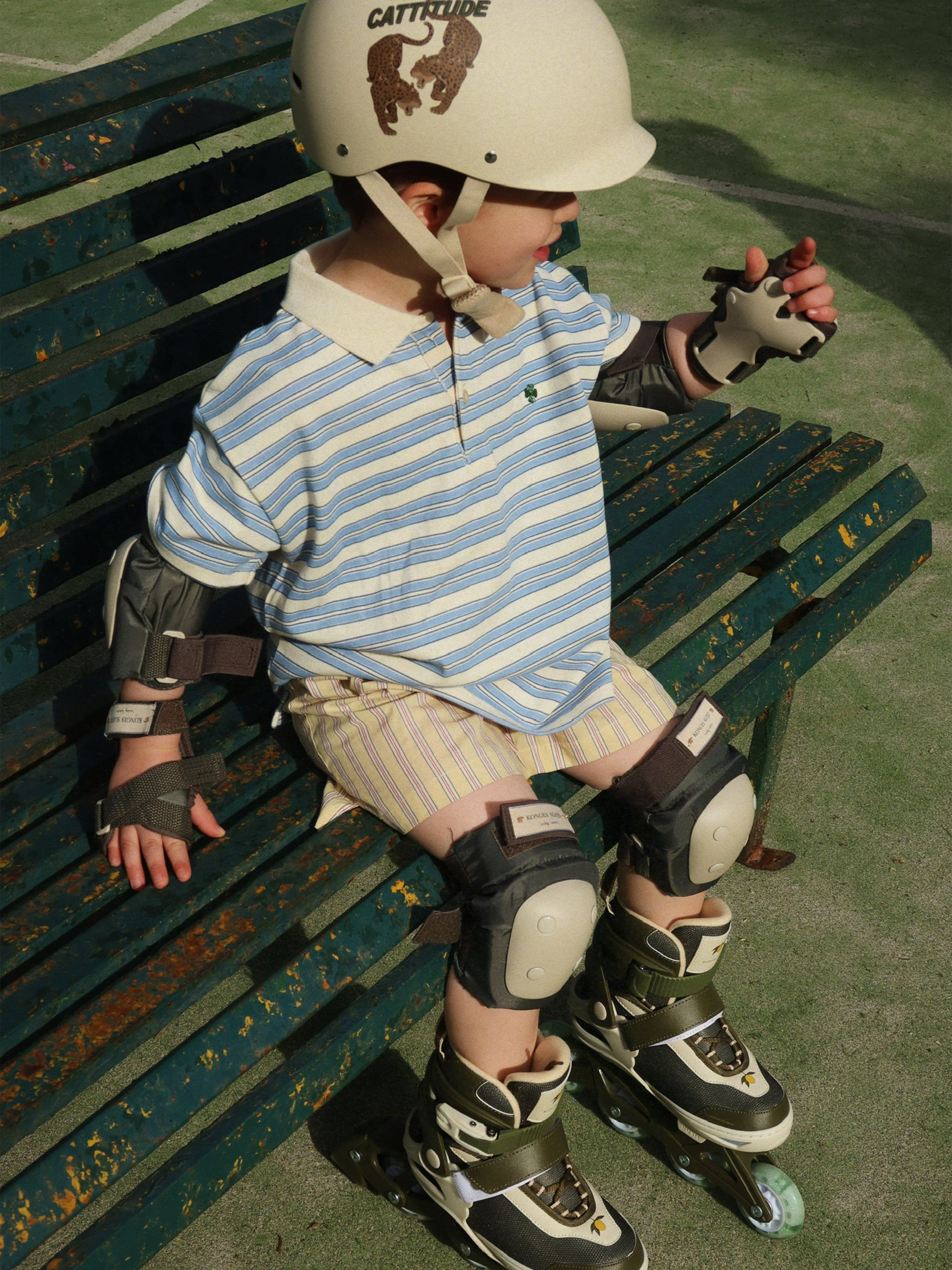 Spotty Polo Shirt | Blue