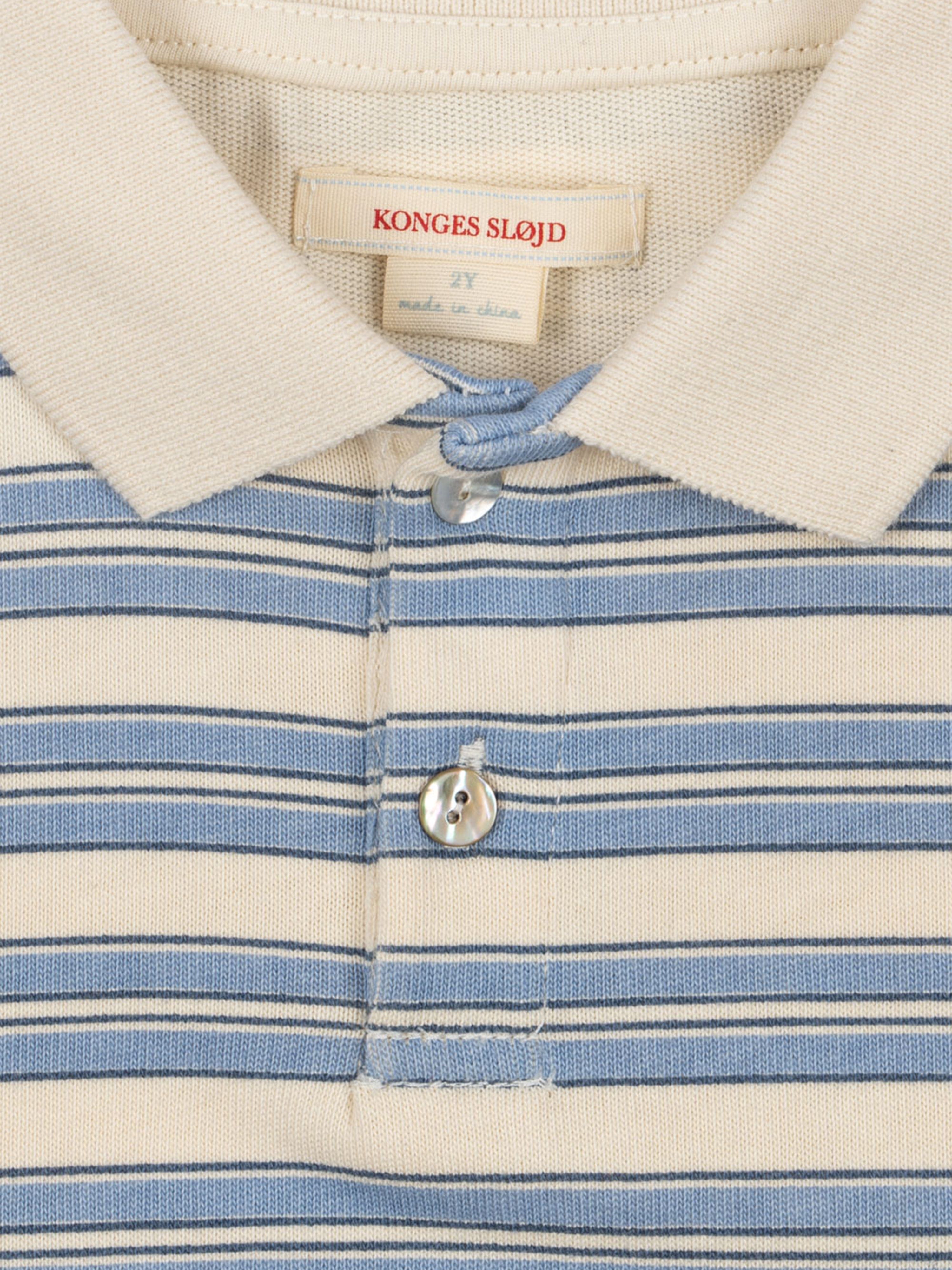 Spotty Polo Shirt | Blue