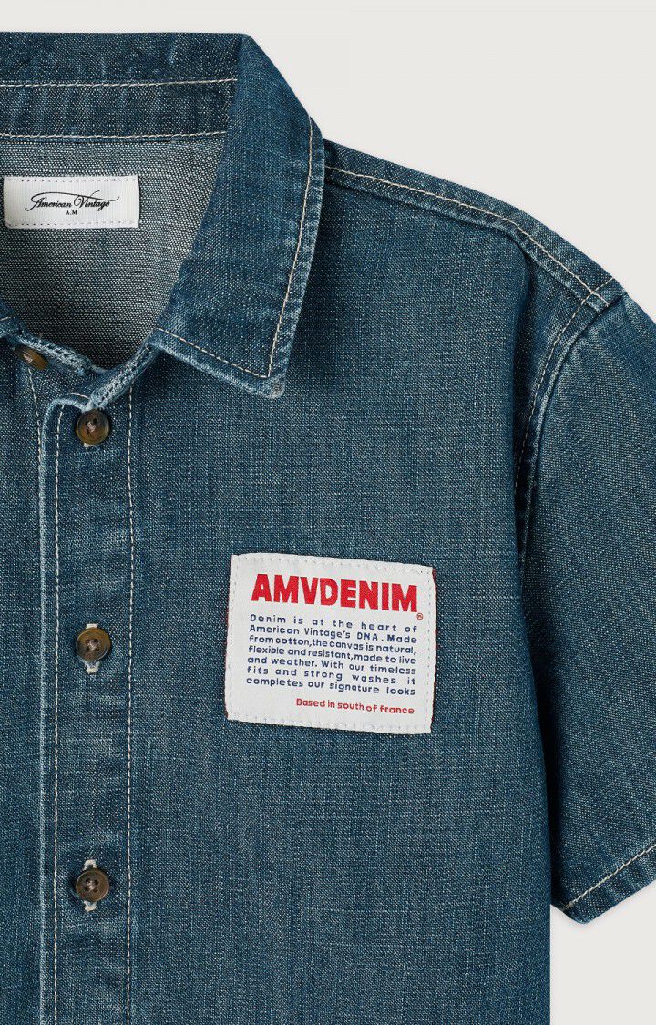 Ozyr Straight Shirt | Medium Green Cast