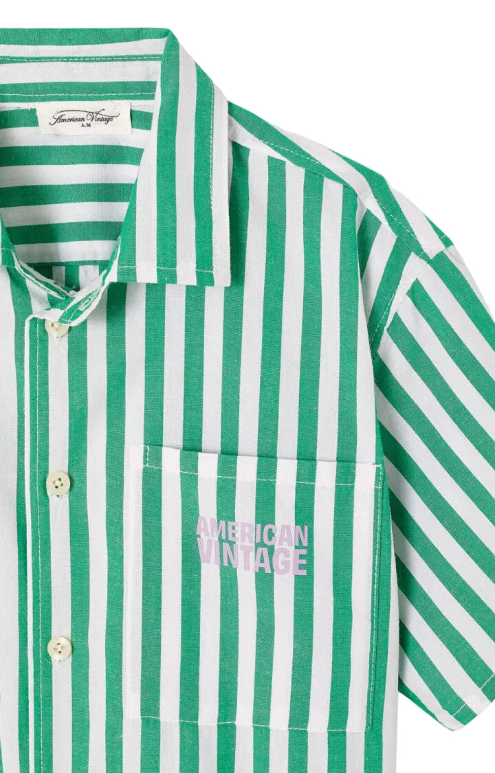 Vextown Shirt | Apple Stripes