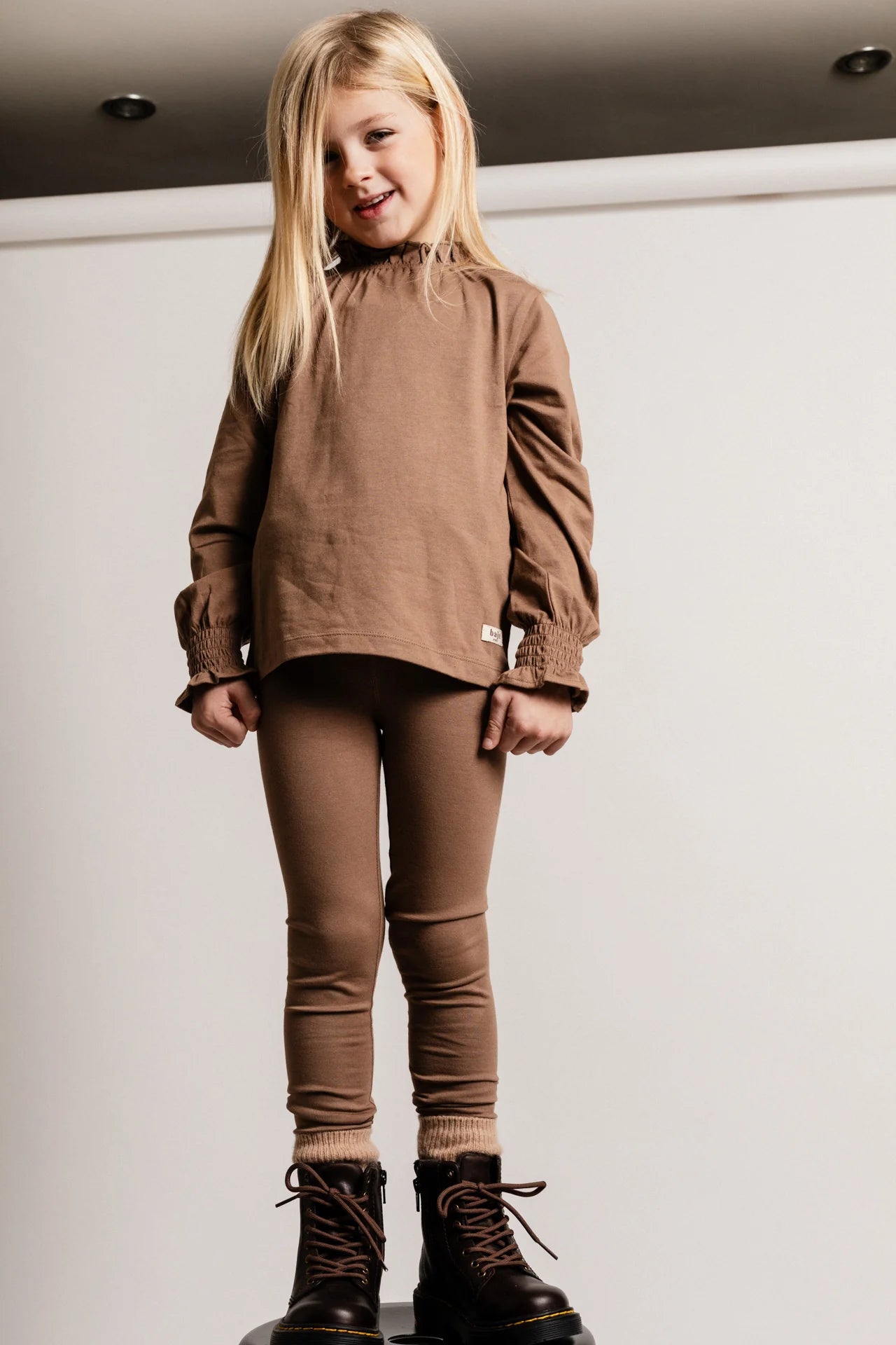 Zuoz Leggings | Brown Cacao