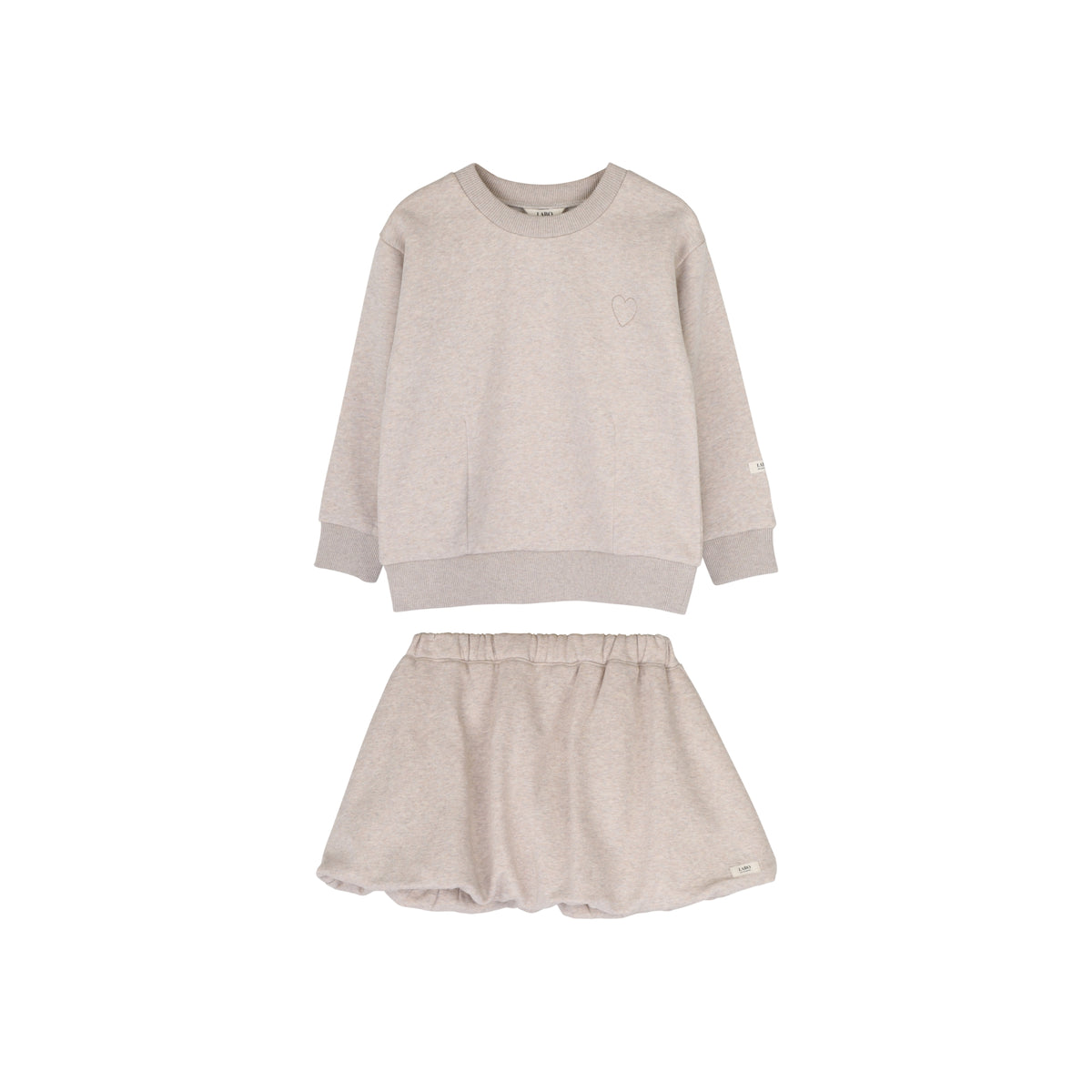 Loir Sweater & Skirt Set | Vanilla Melange
