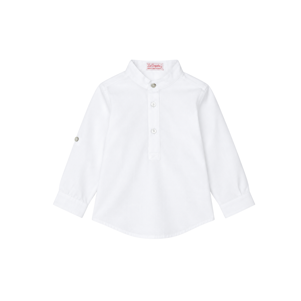 Jazmin Cotton Long Sleeve Shirt | White