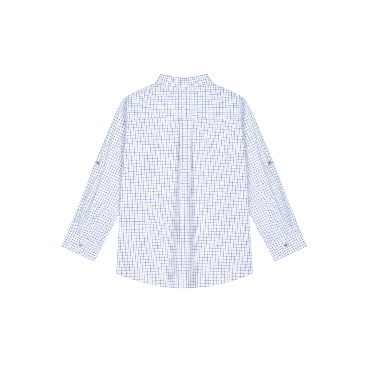 Mateo Check Long Sleeve Shirt | Blue