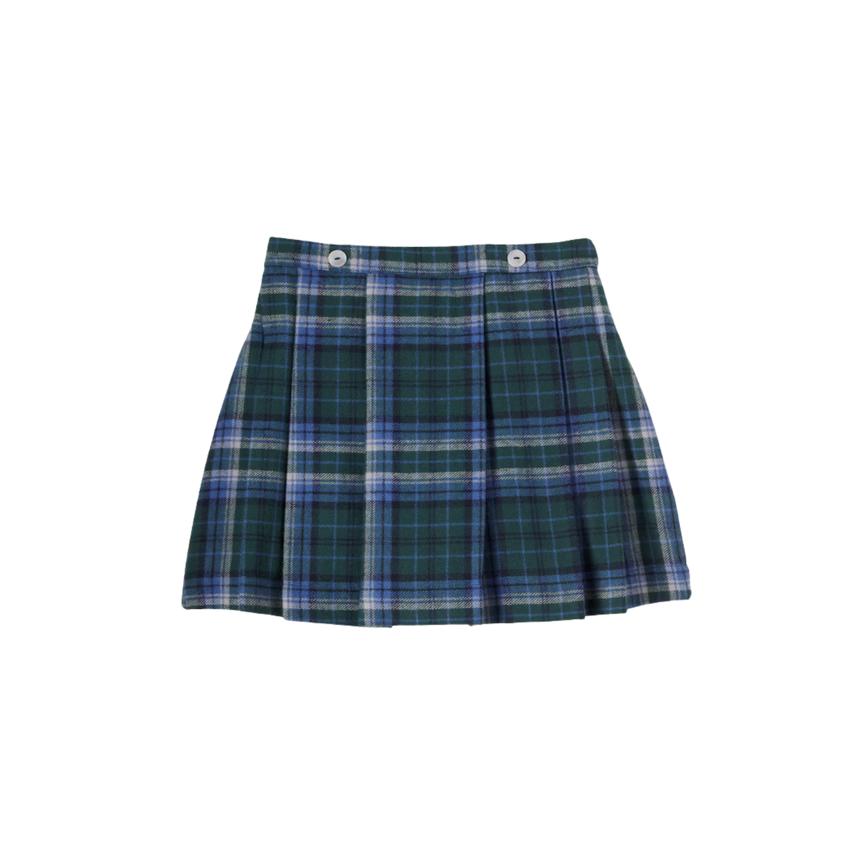 Zola Kilt Skirt | Green Check