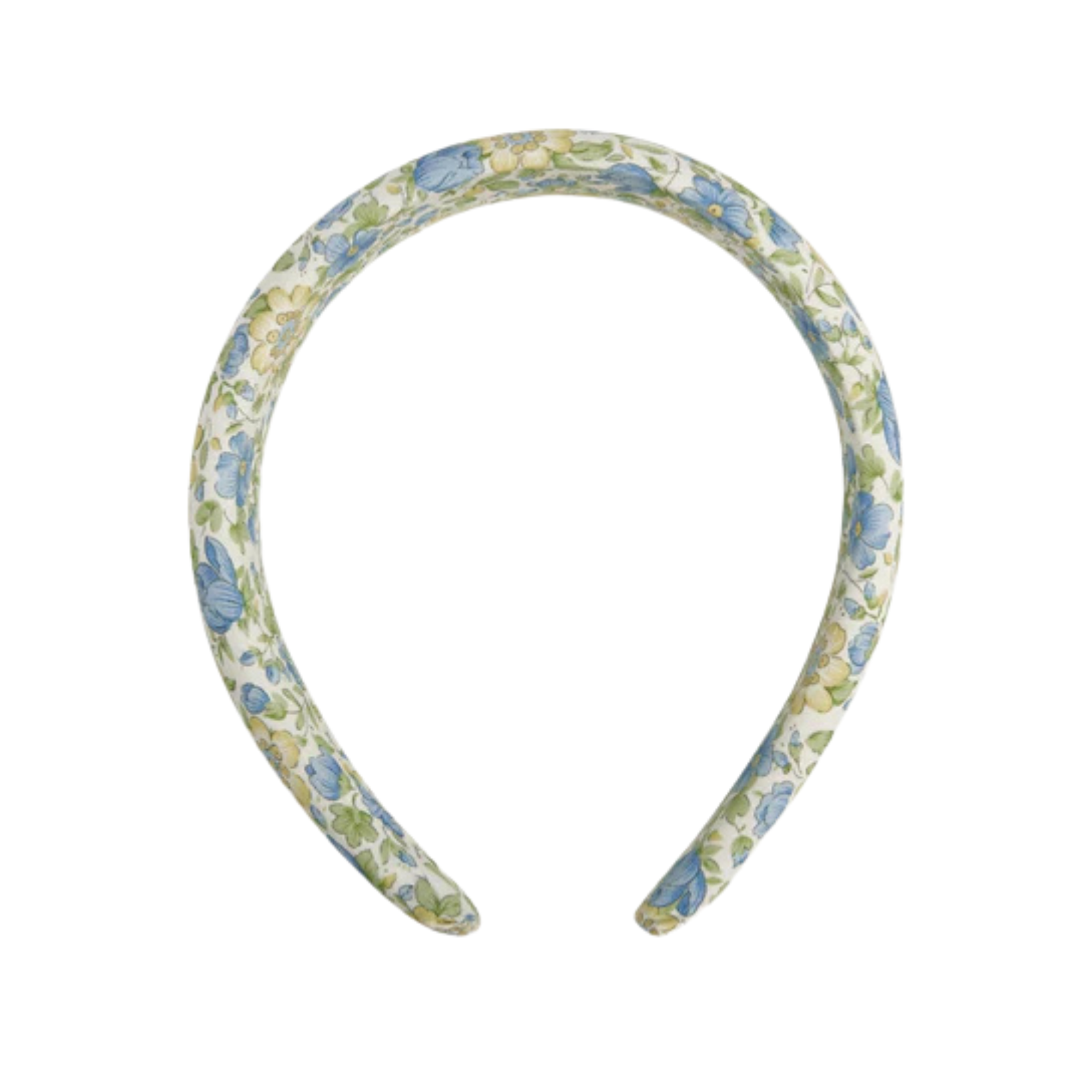 Fabric Wide Headband | Green Floral