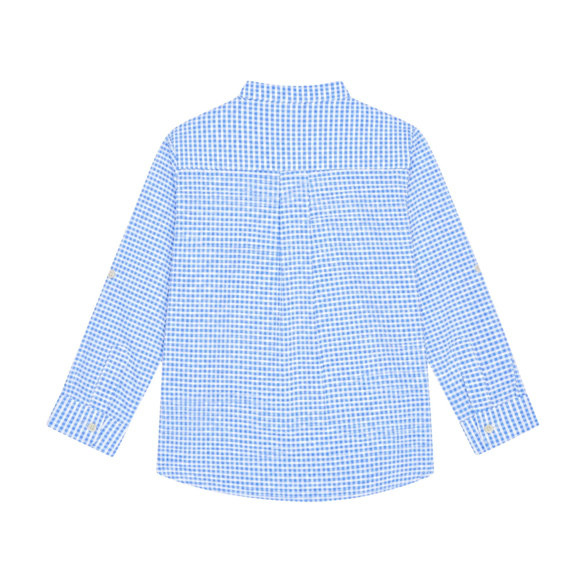 Mateo Long Sleeve Shirt | Blue Gingham