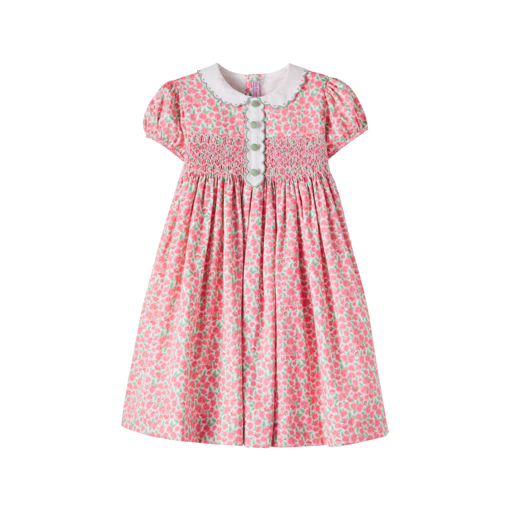 Coco Smocked Dress | Red Floral
