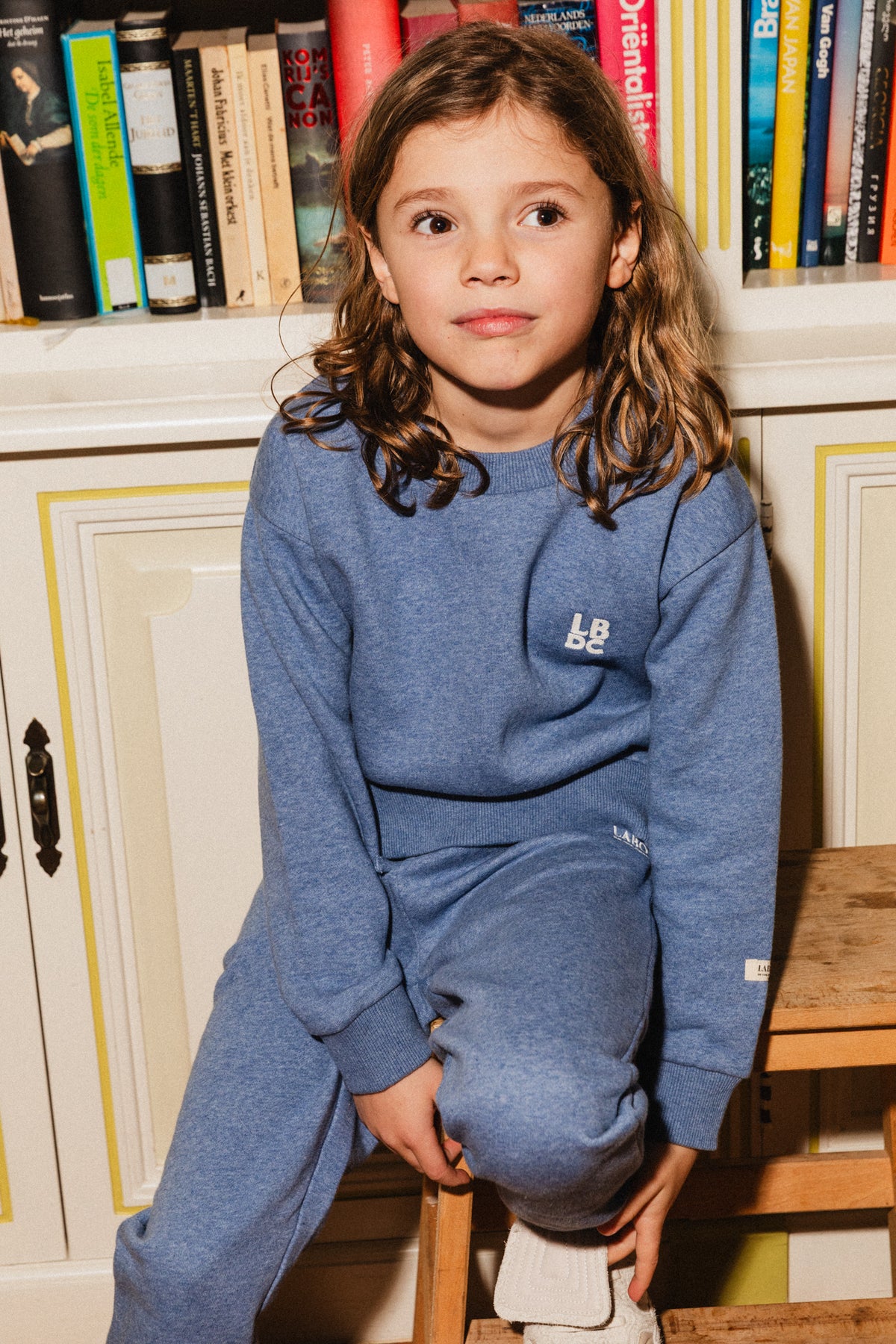 Lenns Joggers | Blue Denim Melange