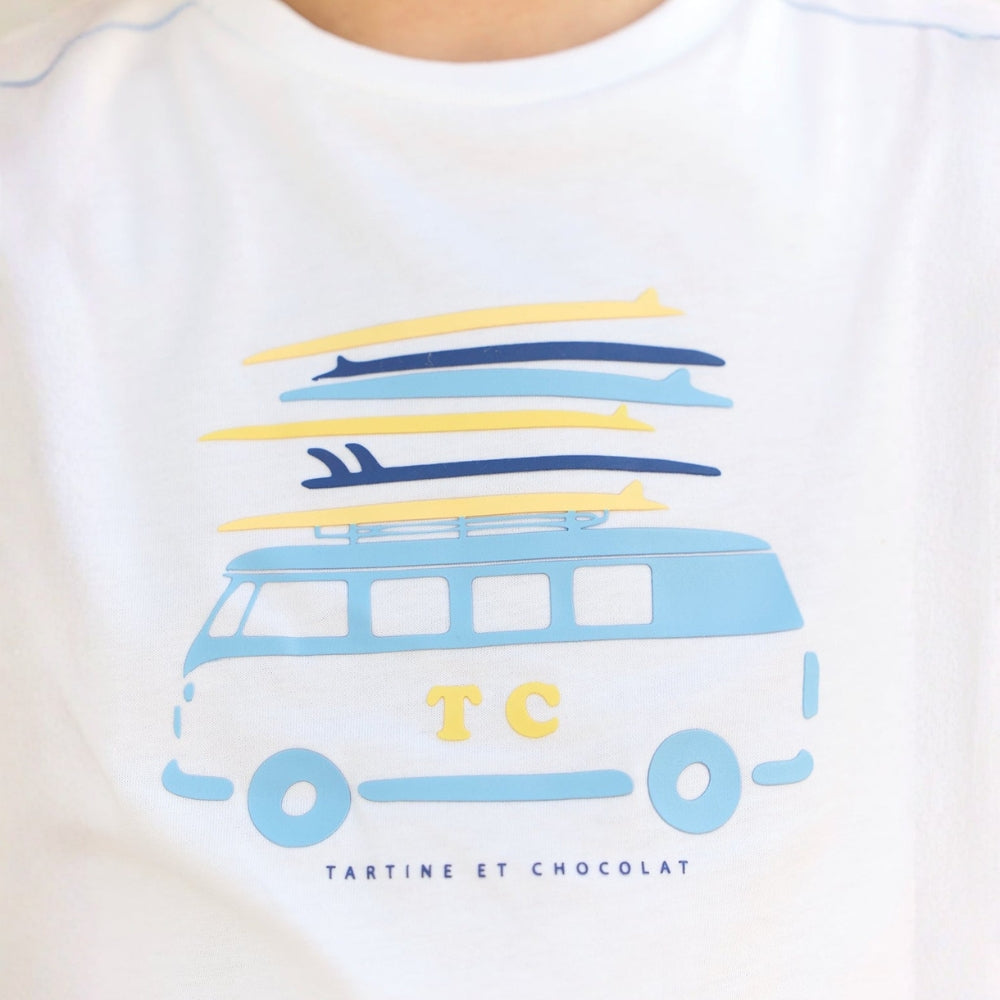 T-shirt | Blue Cloud Cotton