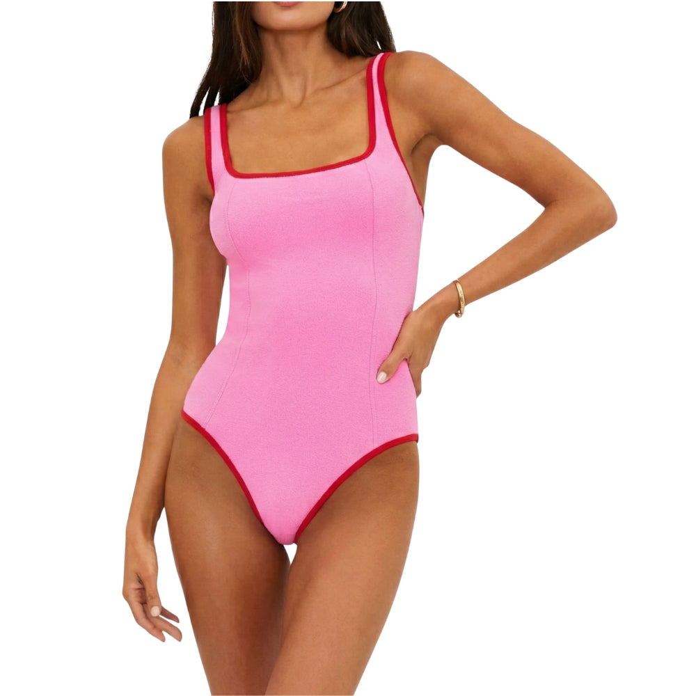 Womens Caia One Piece | Electric Pink