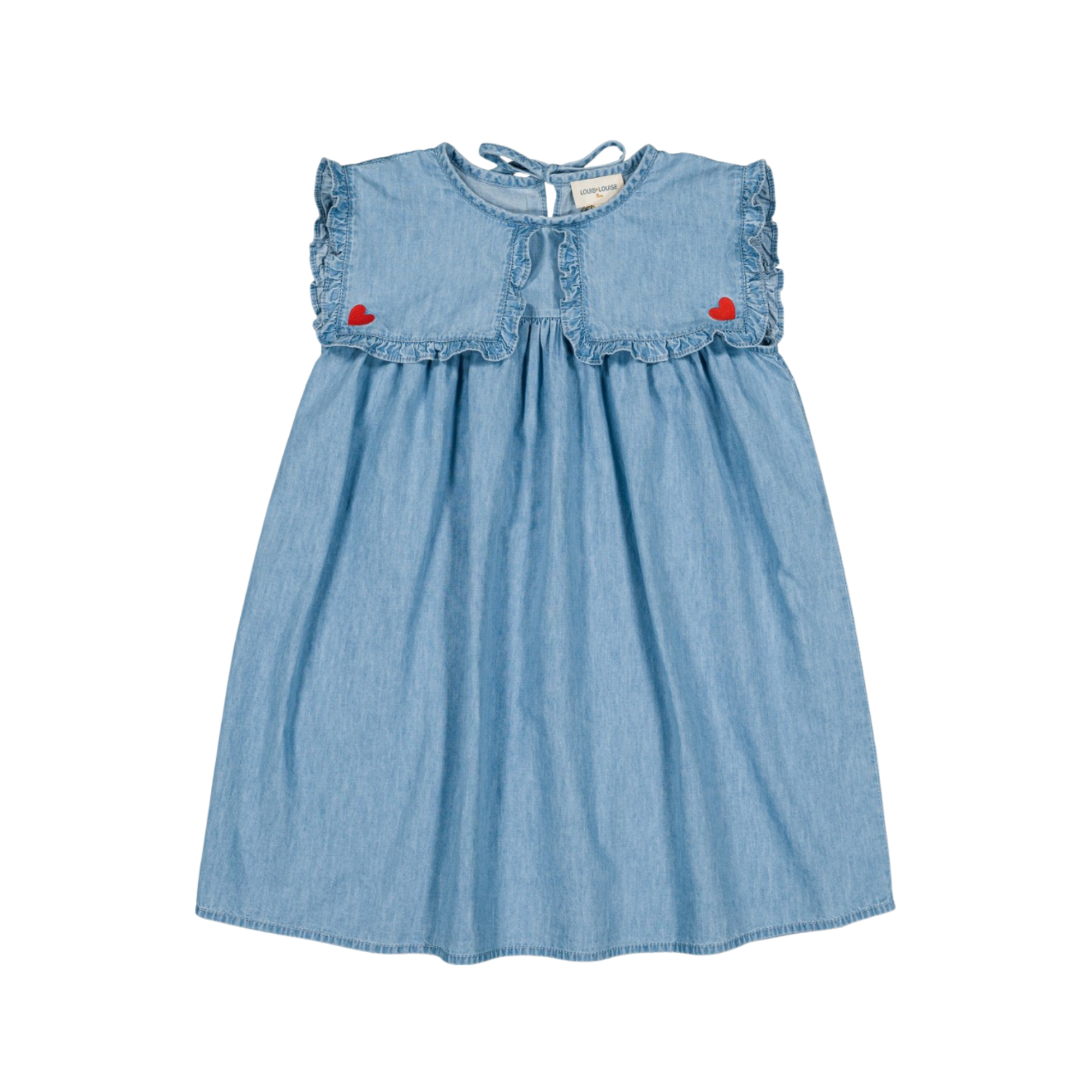 Celestine Chambray Dress | Light Blue