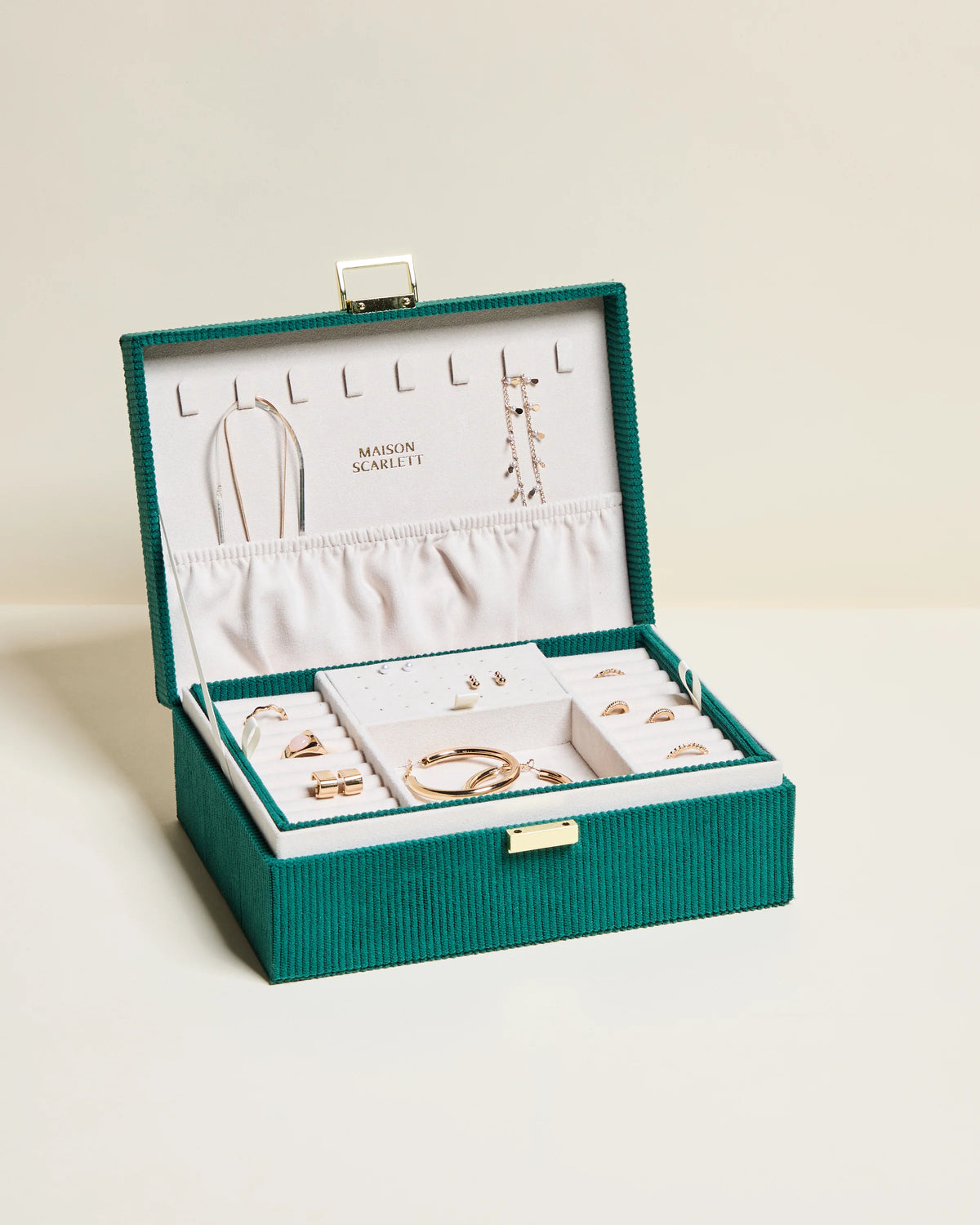Louise Corduroy Jewellery Box