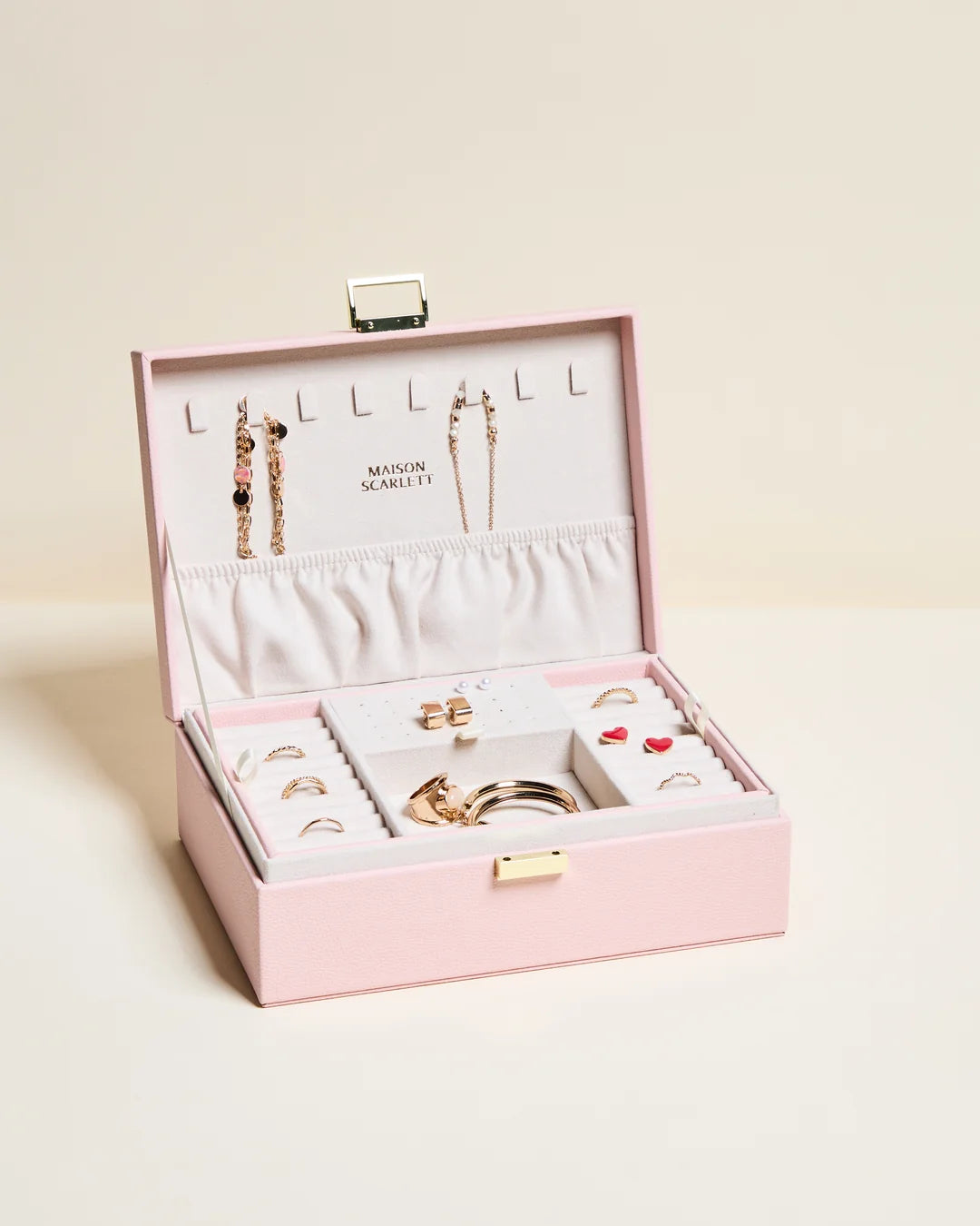 Louise Leather Jewelry Box