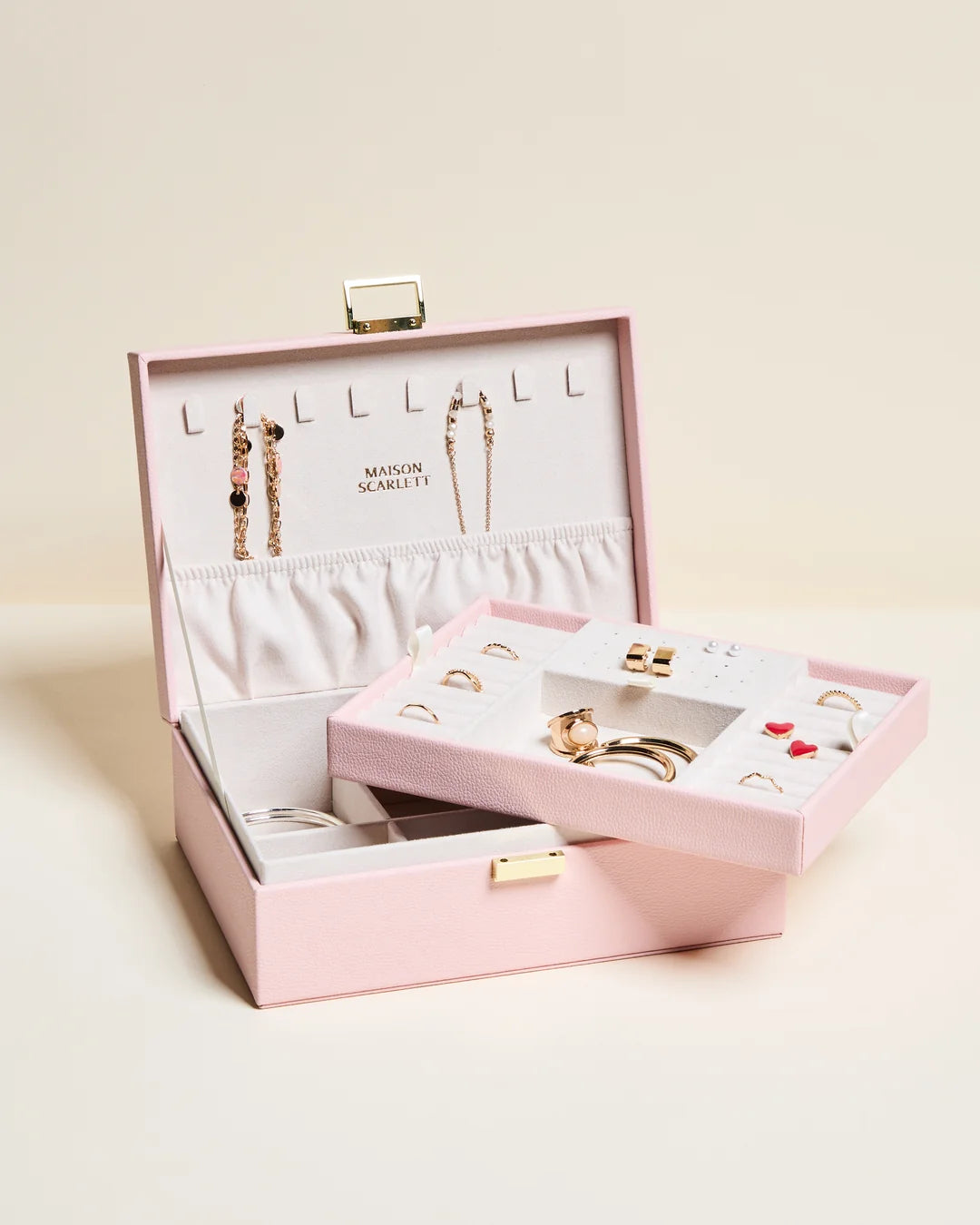 Louise Leather Jewelry Box