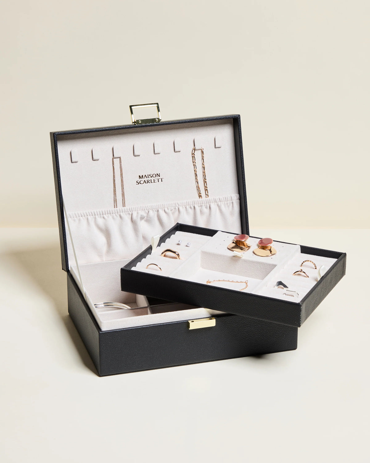 Louise Leather Jewelry Box