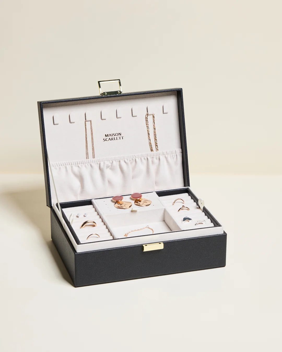 Louise Leather Jewelry Box