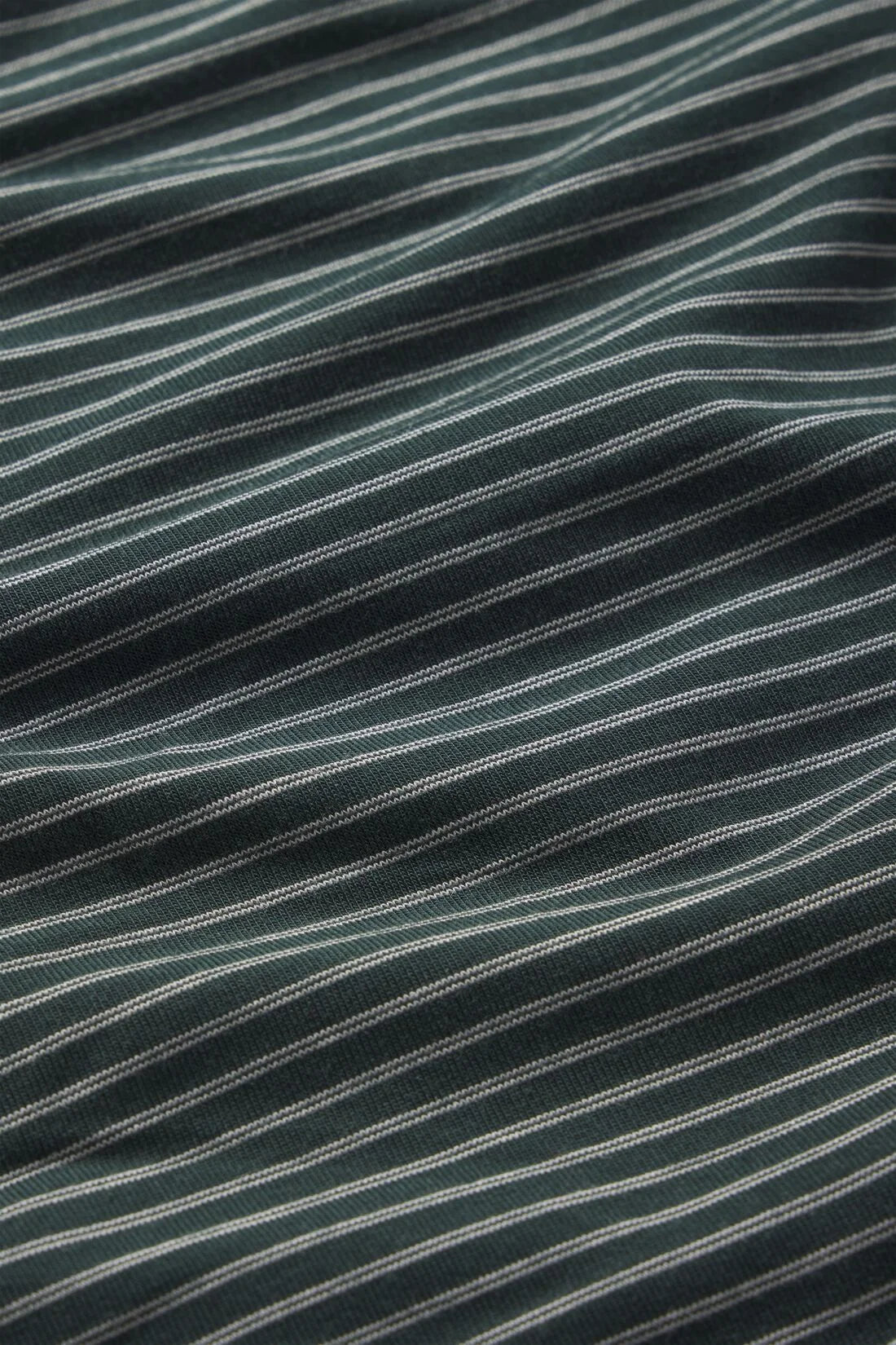 Kids Printed Long Pj Set | Duo Stripe Pine Ivory