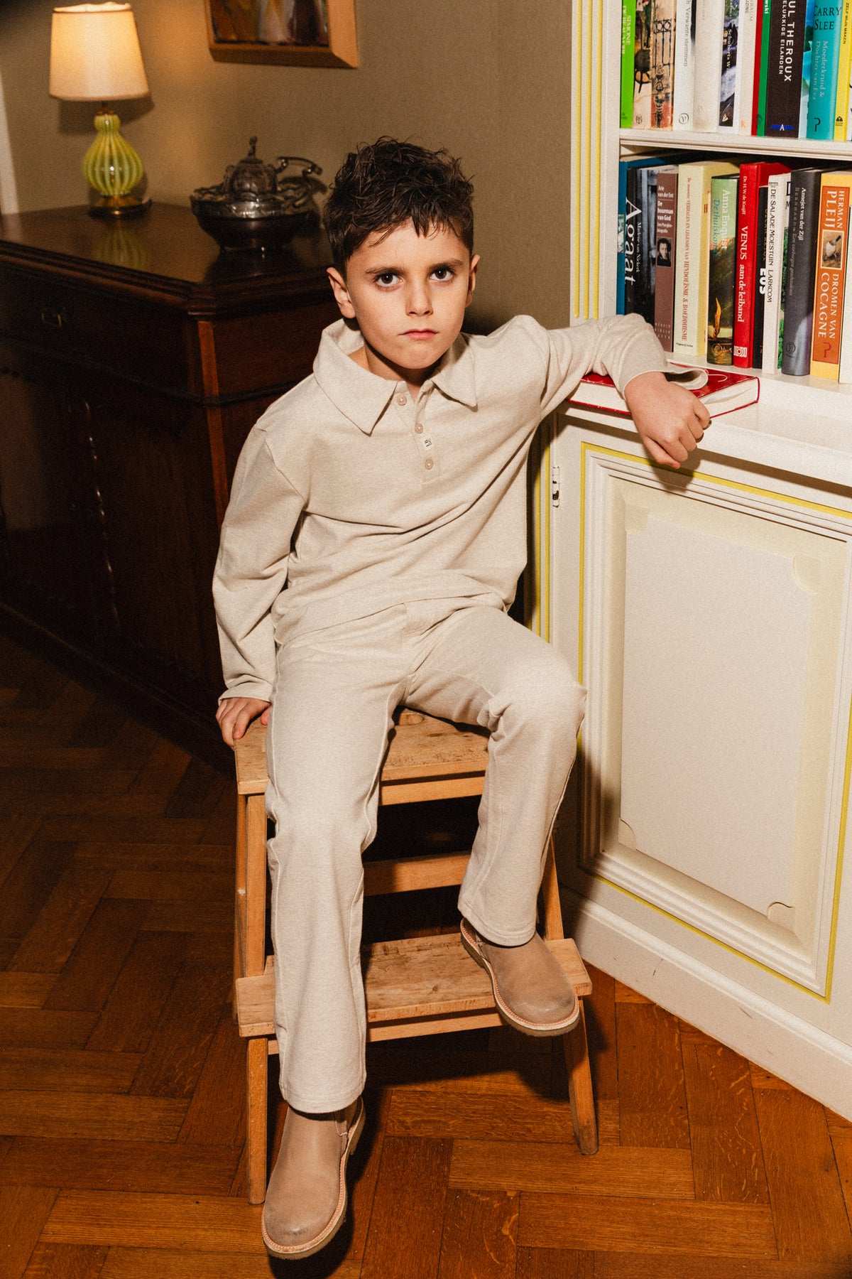 Ludico Polo T-shirt | Vanilla Melange