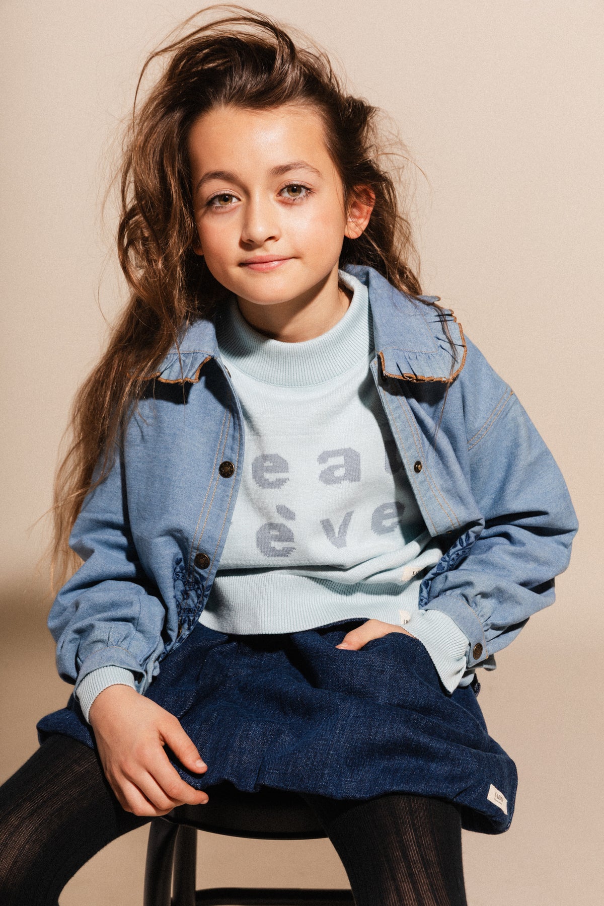 Luxi Skirt | Blue Denim