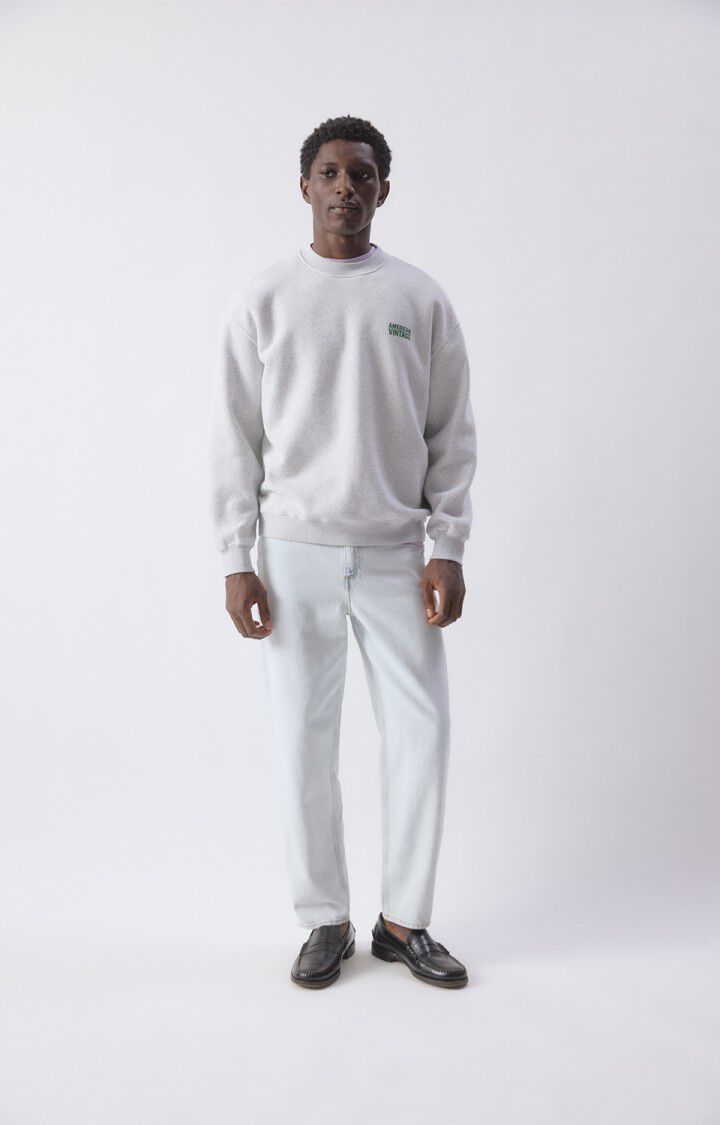 Baptown Mens Sweatshirt | Heather Grey