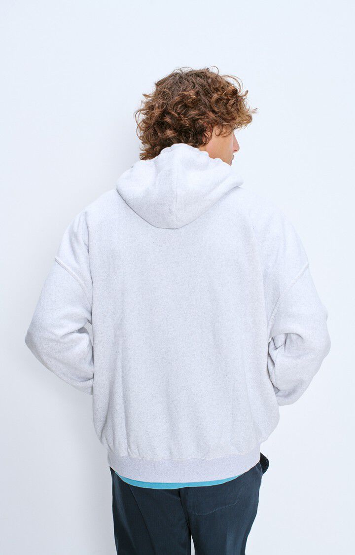 Baptown Mens Hoodie | Heather Grey